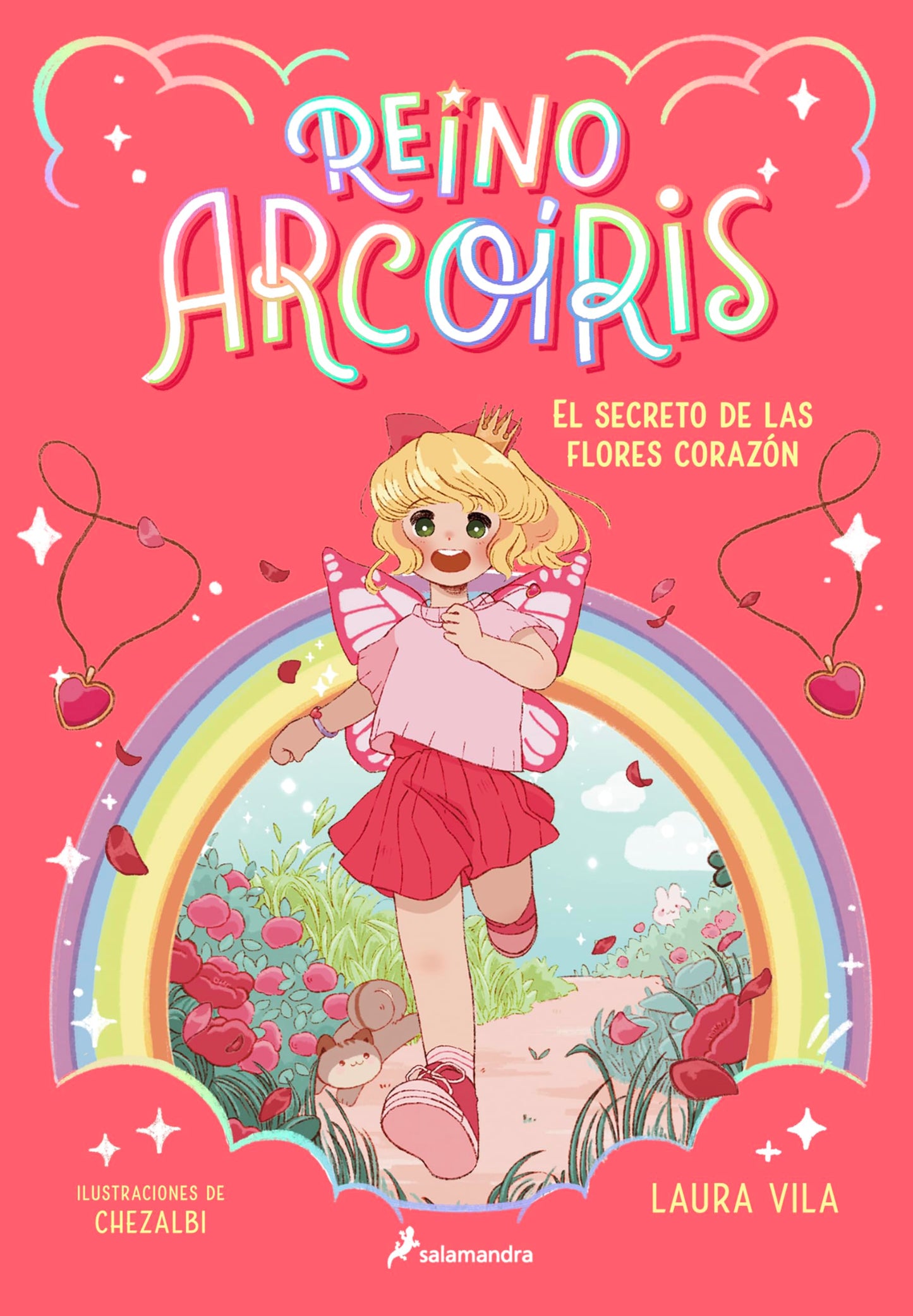 Libro: Reino Arcoíris 1 - El secreto de las flores corazón (Colección Salamandra Middle Grade)