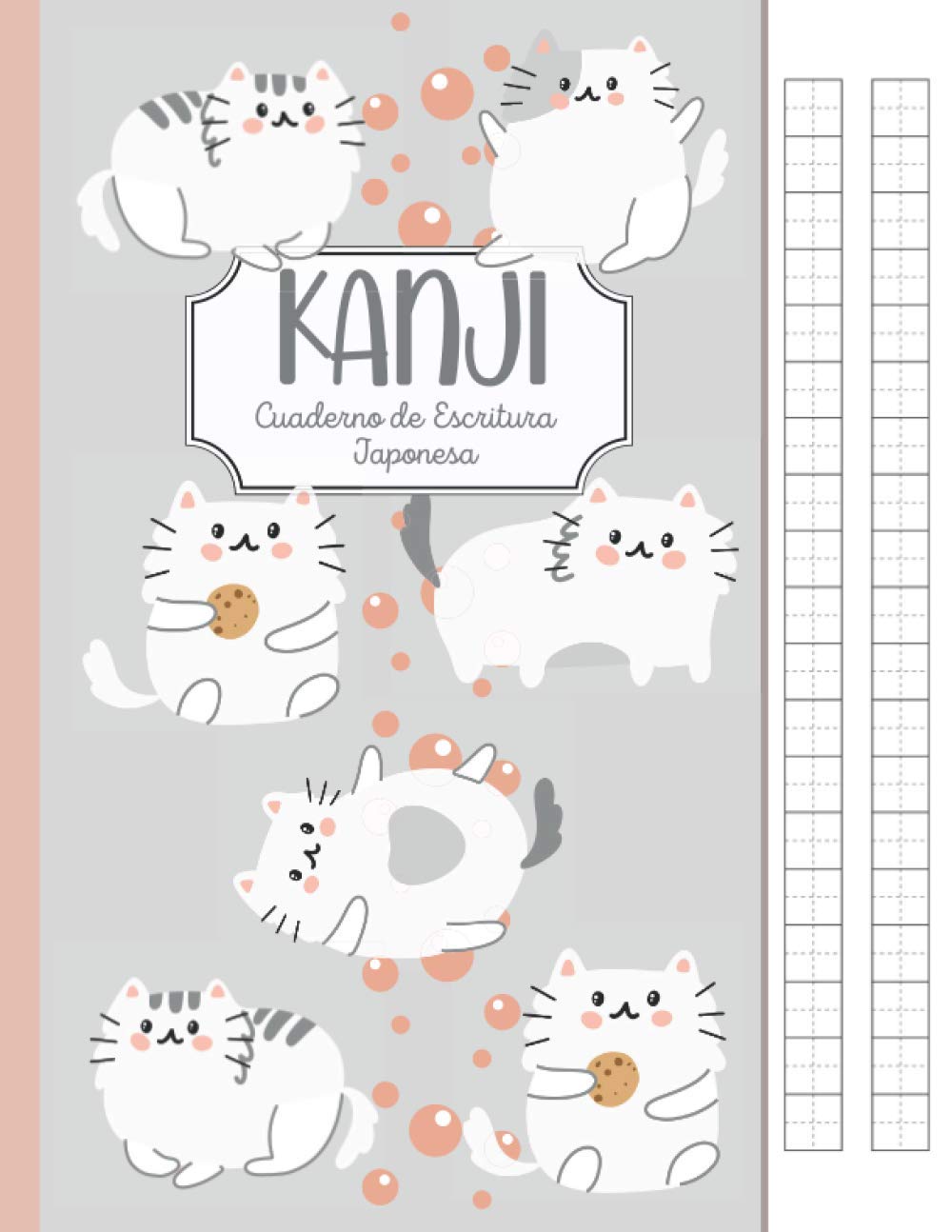 Libro: Kanji – Cuaderno de Escritura Japonesa: Libreta de Caligrafía con Papel Cuadriculado en blanco (Genkouyoushi) para Aprender a Escribir en Japonés ... Principiantes y Entusiastas de Japón