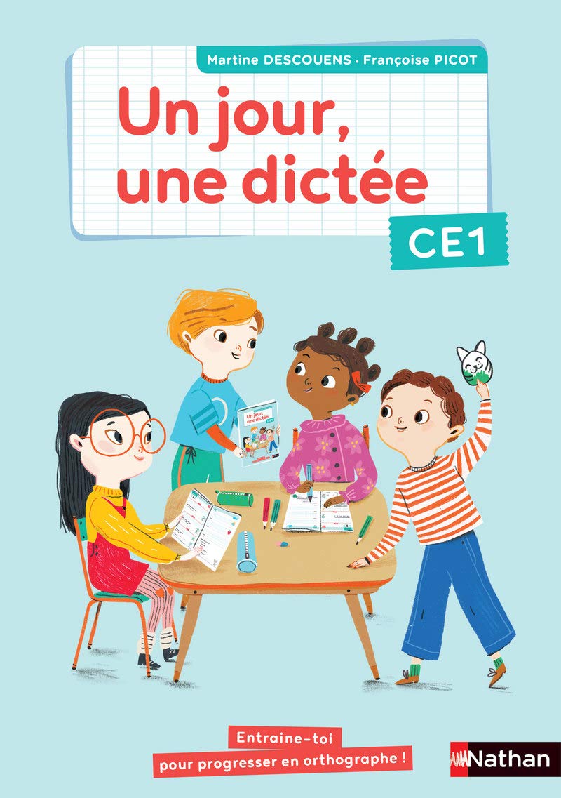 Libro: Un jour, une dictée CE1 - Cahier - 2020
