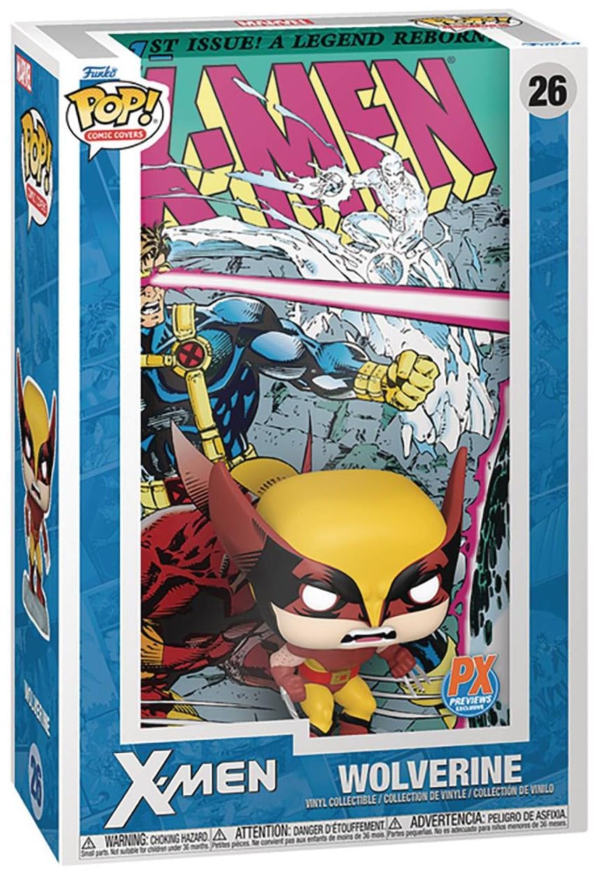 Funko Pop: Pop! Comic Cover: Marvel X-Men Wolverine PX Figura de Vinilo