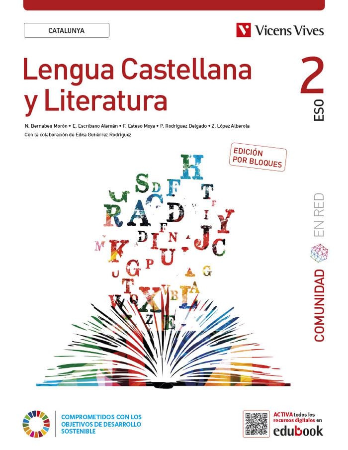 Libro: Lengua Castellana y Literatura 2. (Comunidad en Red). Edición por bloques. Cataluña.