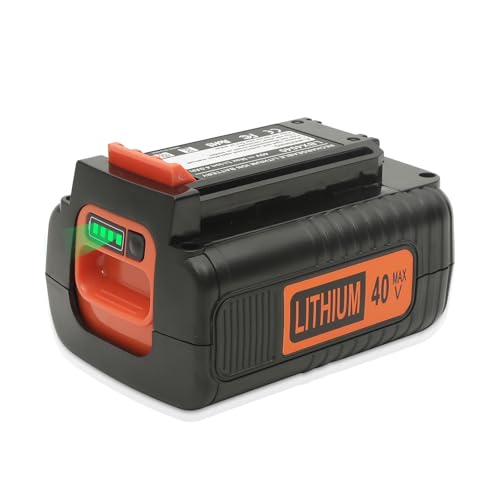 Batería-de-litio-GWELEC-de-40-V-y-4,0-Ah-para-cortacésped-Black-and-Decker-de-40-V/36-V-máx.-Compatible-con-LBX2040,-LBX1540,-LBXR2036,-LBXR36,-LBX2540-y-LBX2240.
