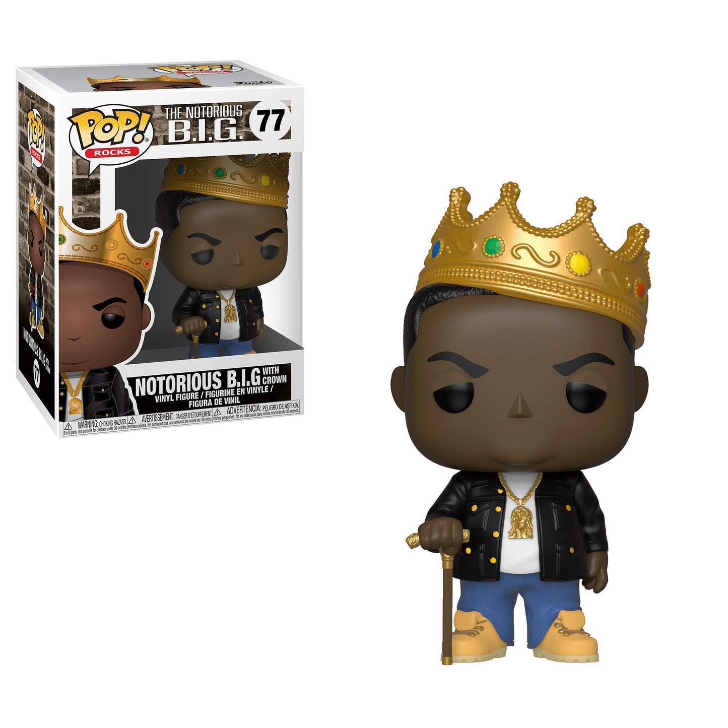 Funko Pop! Música: Notorious B.I.G. with Crown - Biggie