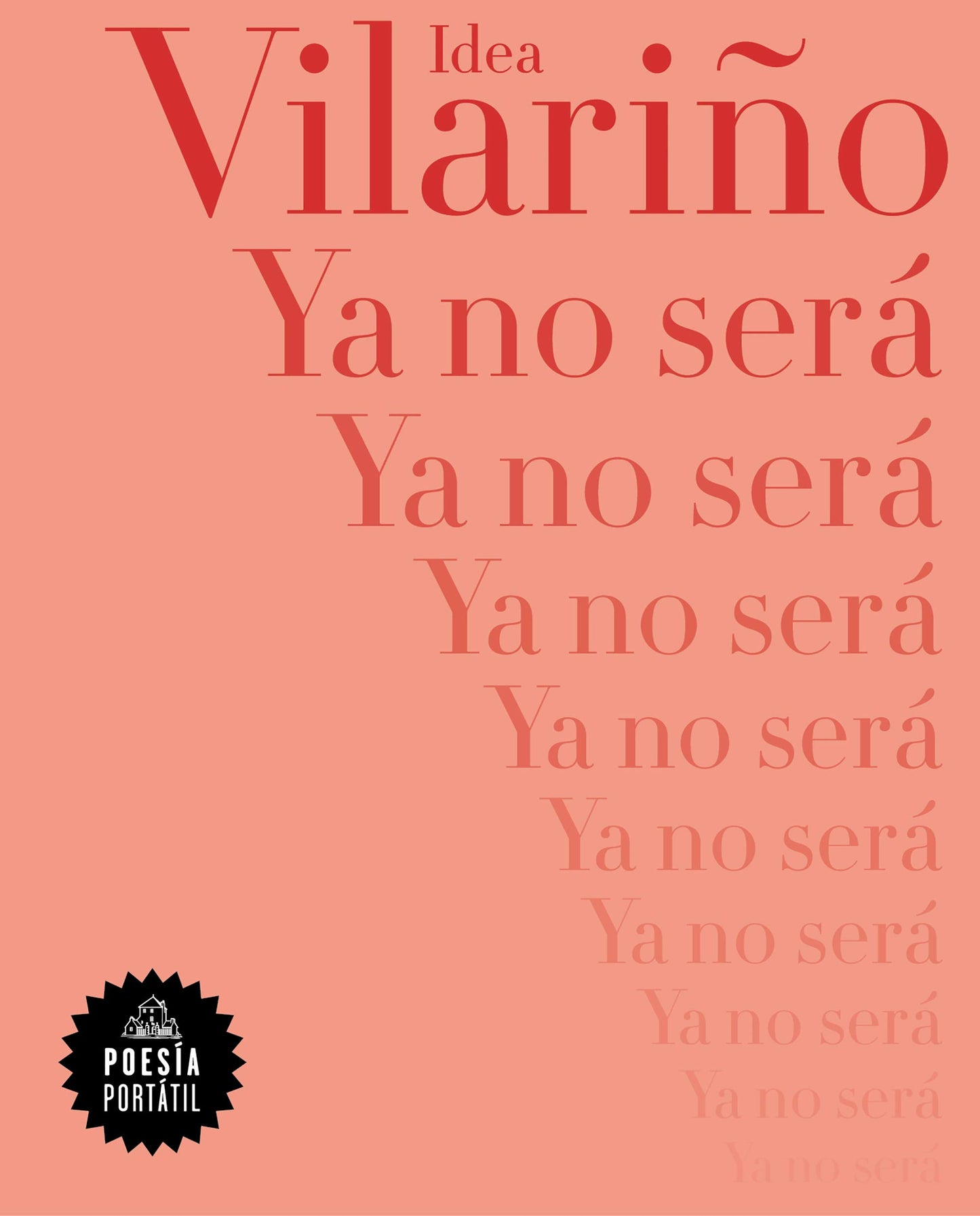 Libro: Ya no será (Poesía portátil)