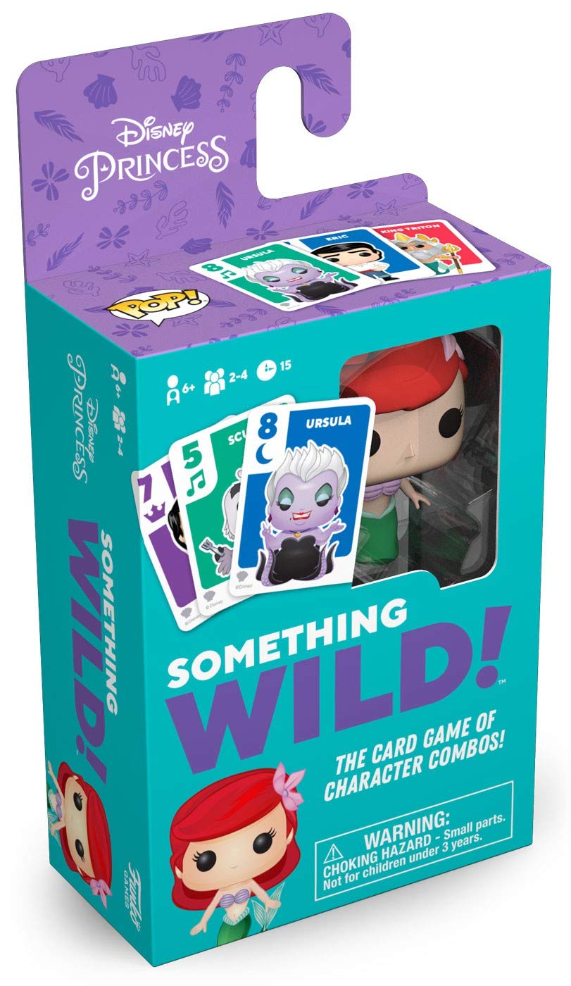 Funko Something Wild! Disney The Little Mermaid with Ariel Pocket Pop! Card Game for 2-4 Players Ages 6 and Up