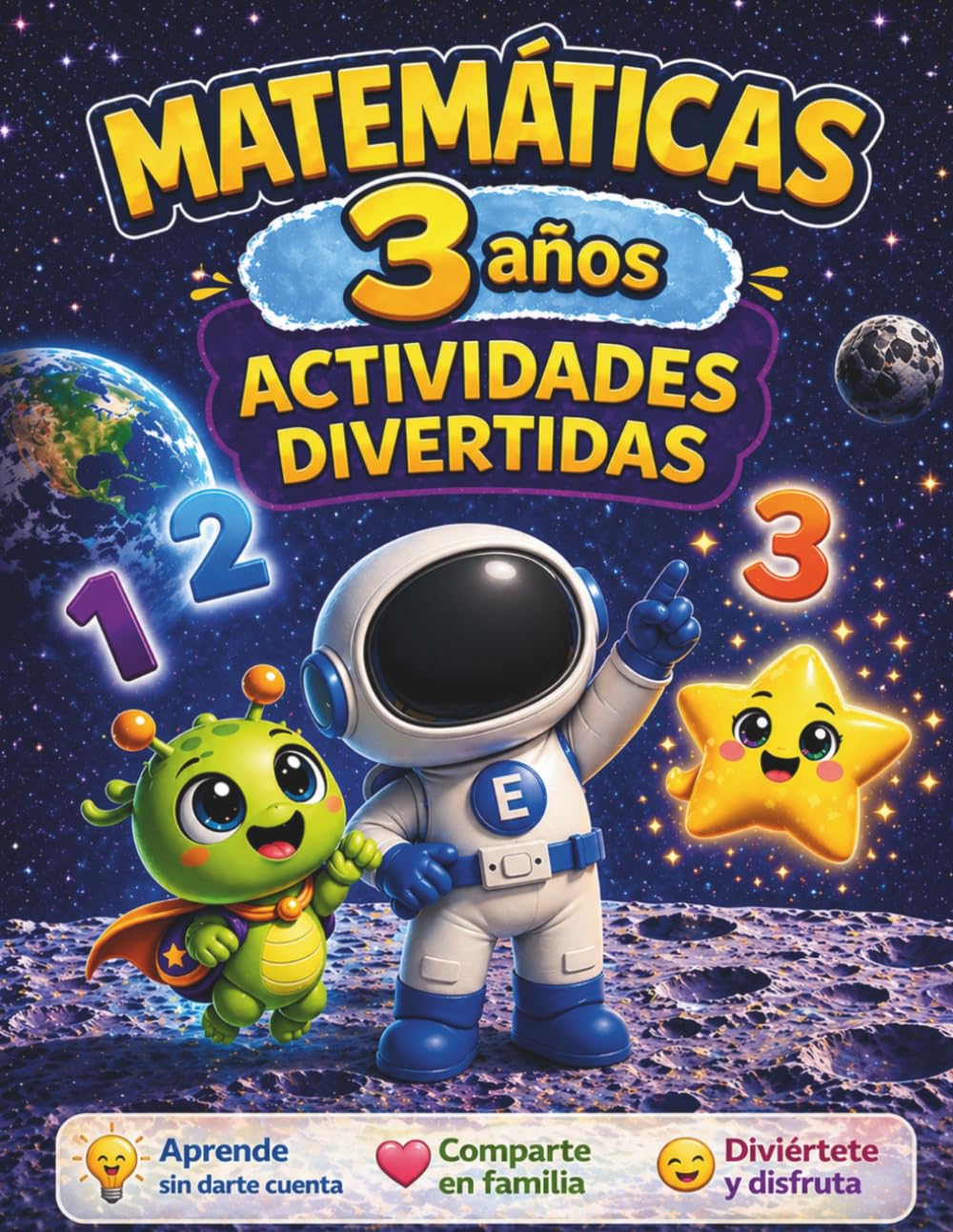 Libro: Matemáticas infantil 3 años: Cuaderno de actividades educativas y divertidas para preescolar: Ejercicios de trazado de números para desarrollar la ... de infantil de 2 a 4 años (Spanish Edition)