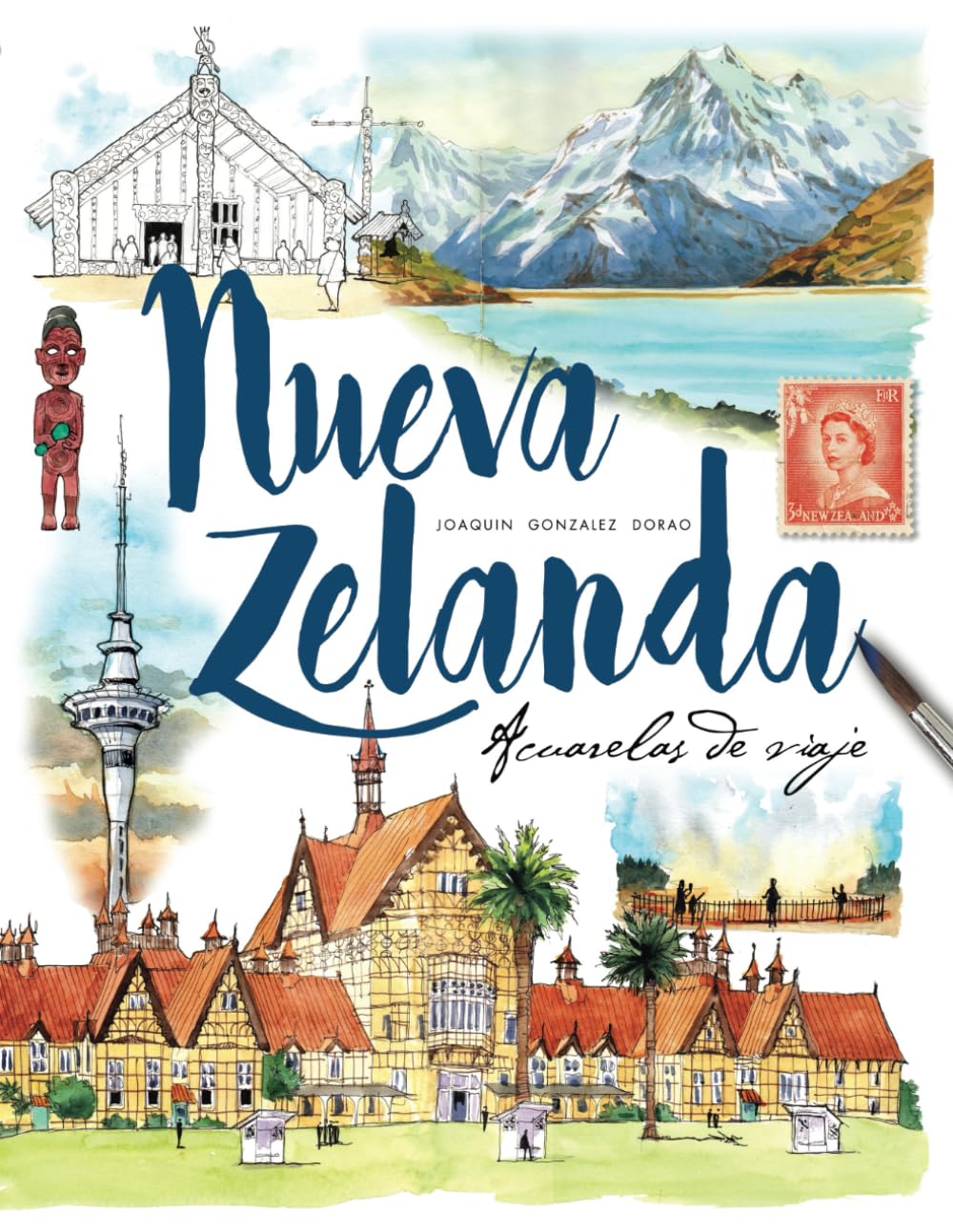 Libro: Nueva Zelanda acuarelas de viaje