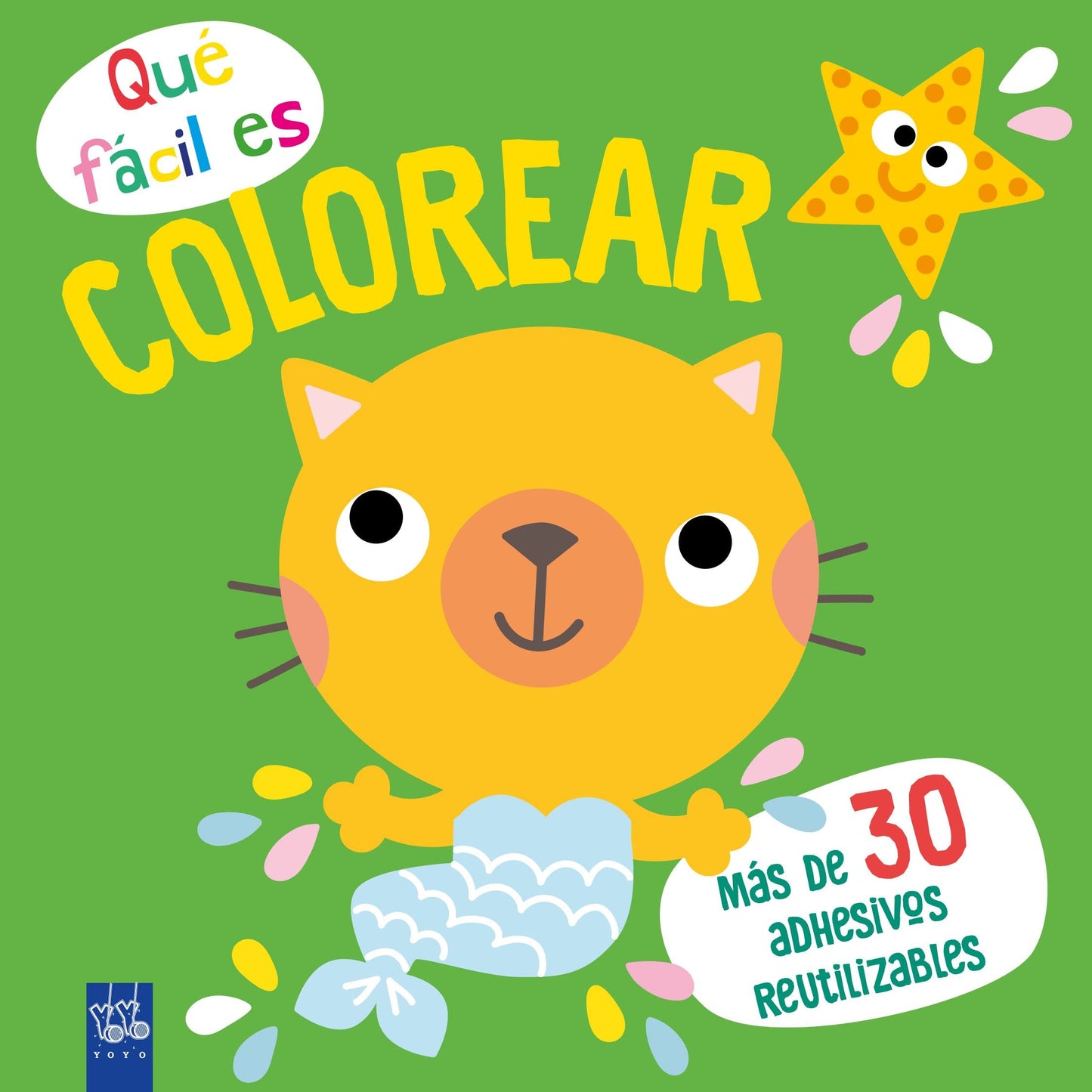 Libro: Qué fácil es colorear. Gato