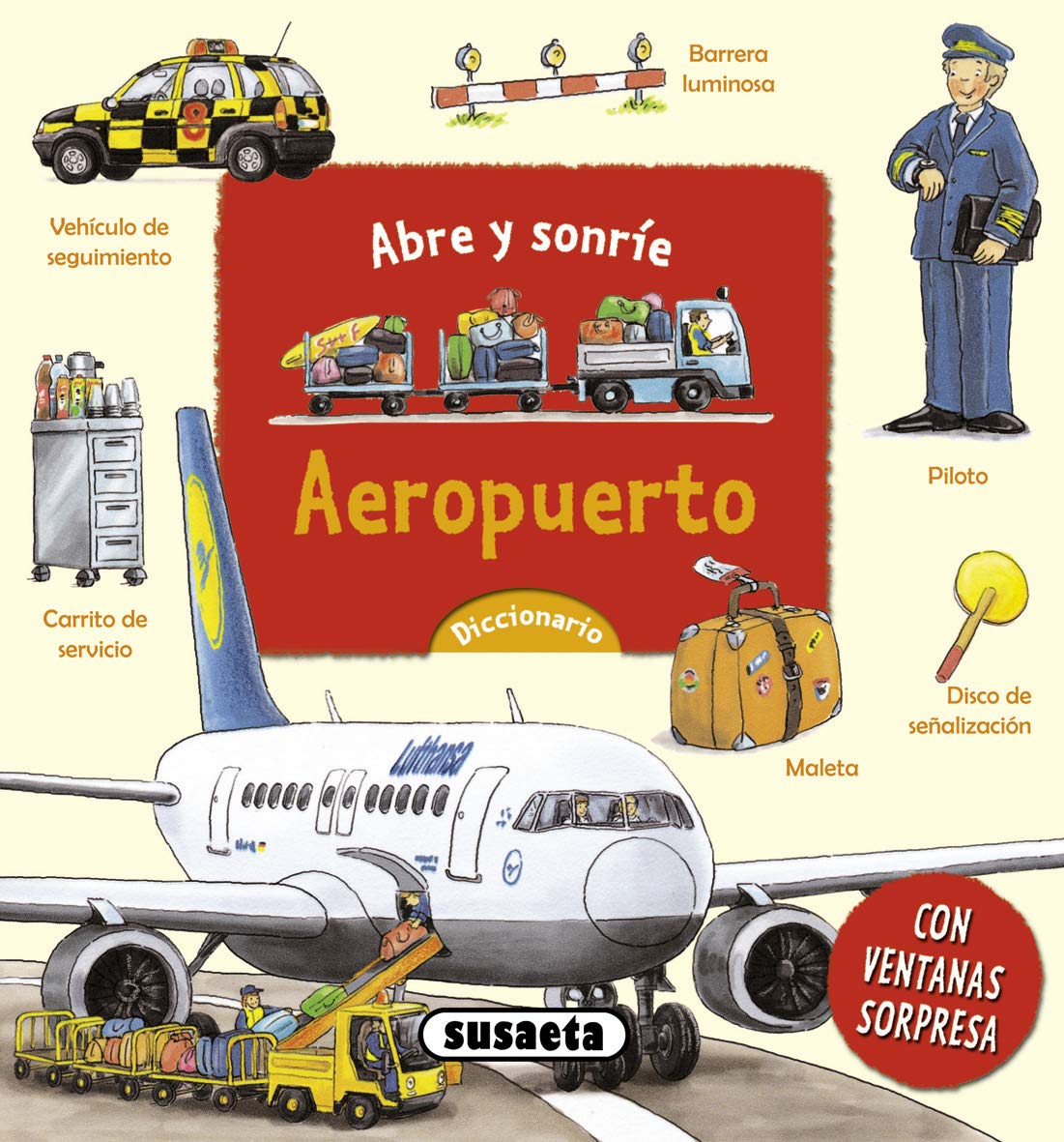 Libro: aeropuerto (Abre y sonríe)