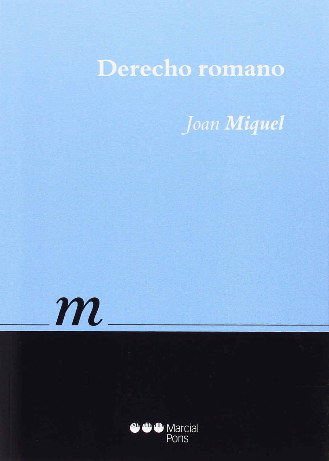 Libro: Derecho romano