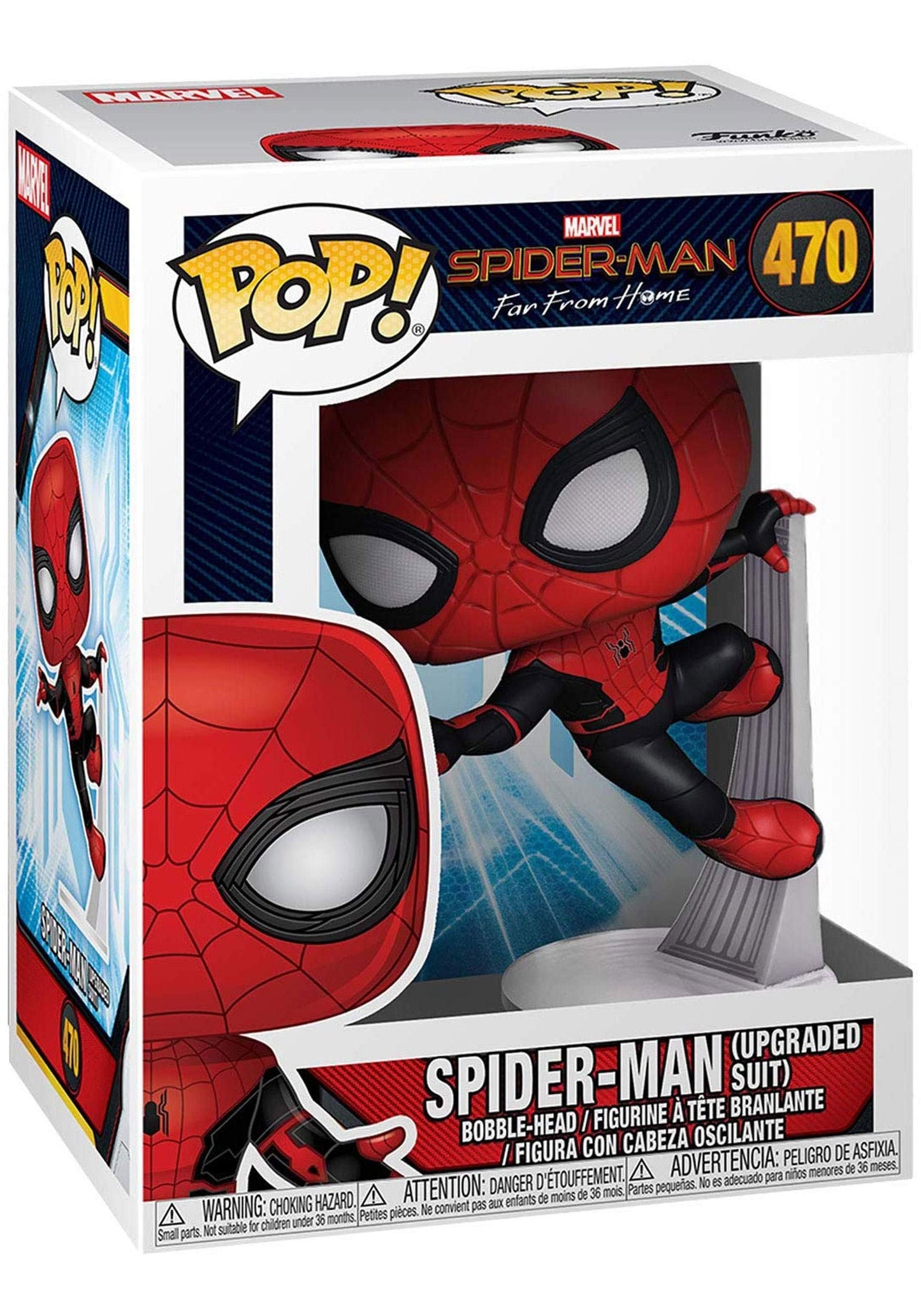 Funko Pop! Marvel: Spider-Man Far from Home - Spider-Man Upgraded Suit