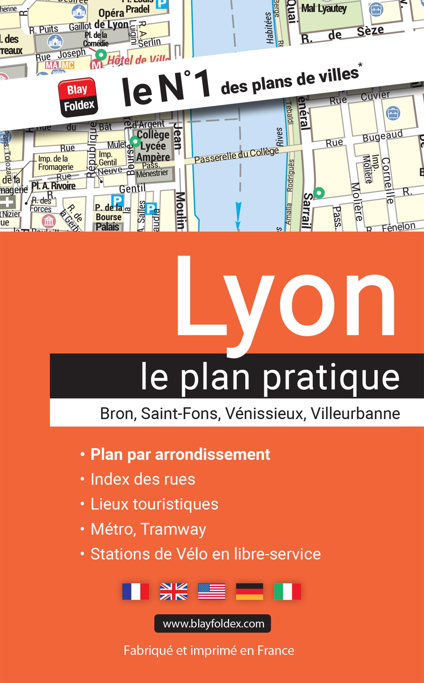 Libro: Lyon : Le plan pratique 2025