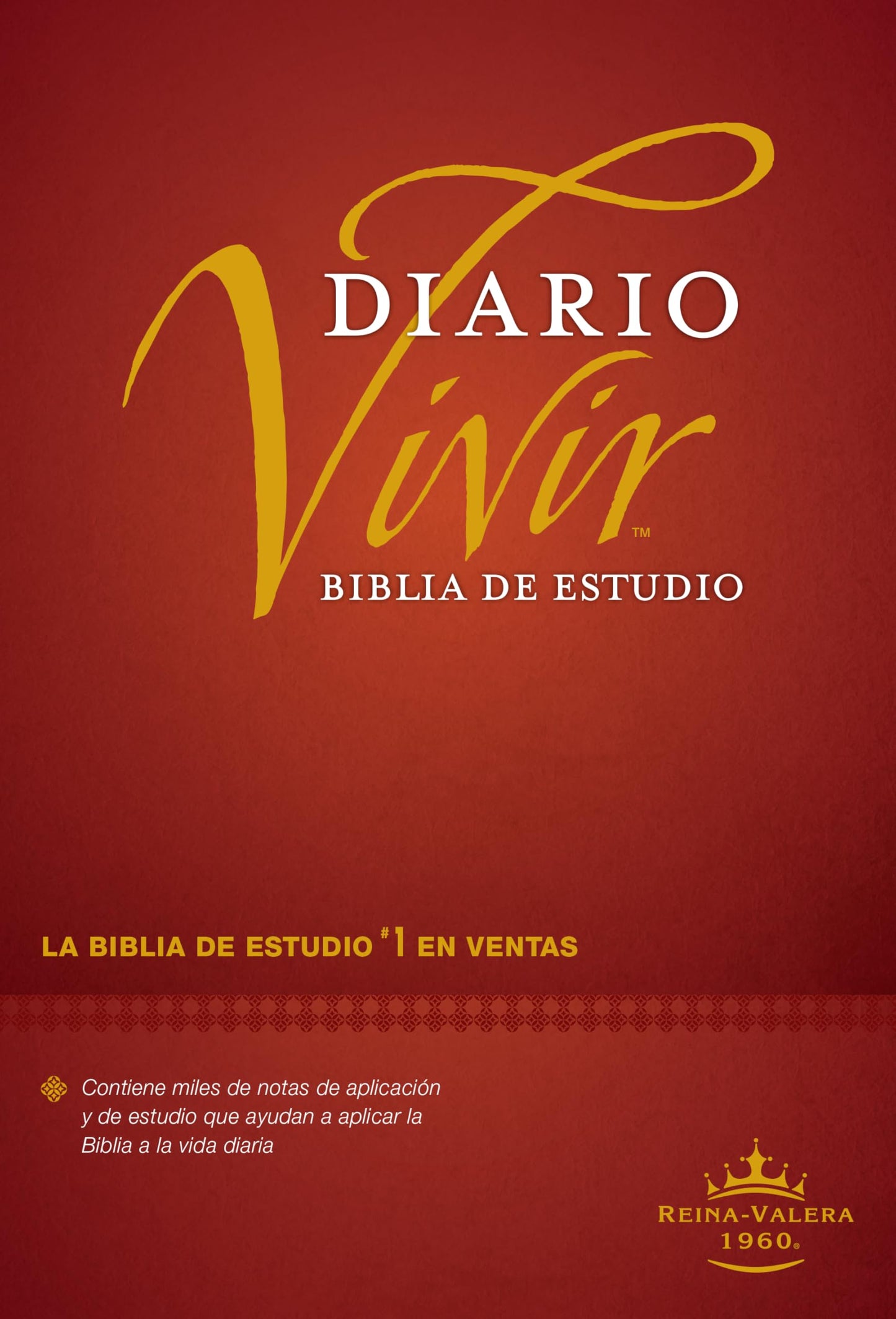 Libro: Biblia de estudio del diario vivir RVR60 (Tapa dura, Vino tinto, Letra Roja) (Spanish Edition)