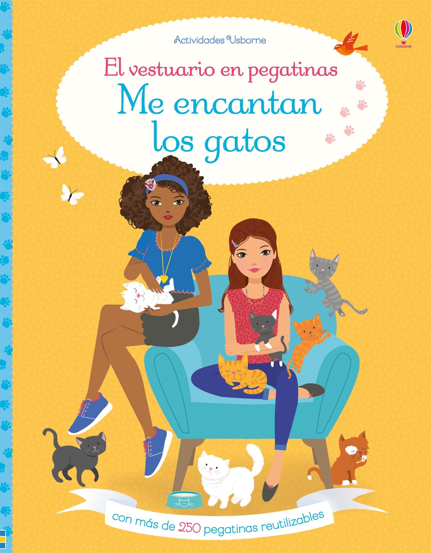 Libro: Me encantan los gatos (El vestuario en pegatinas)