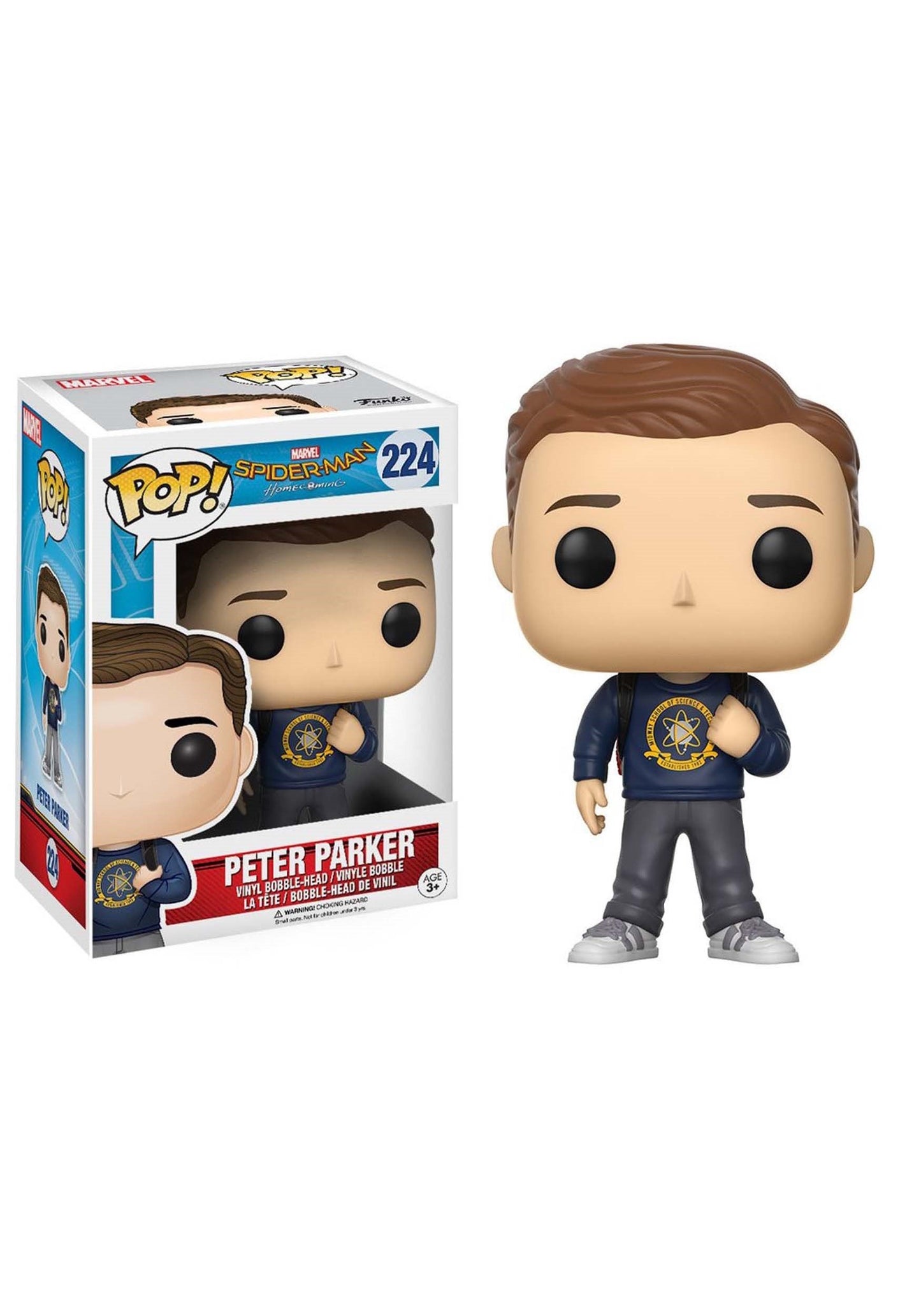 Funko POP Marvel Spider-Man Homecoming Peter Parker Figura de Acción