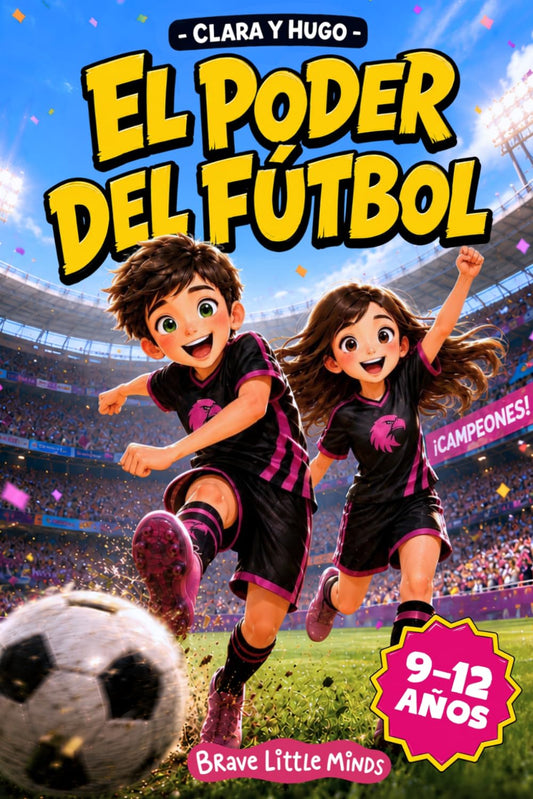 Clara y Hugo - El poder del fútbol: Una historia de fútbol para niños de 9 a 12 años que inspira a nunca rendirse, a creer en uno mismo y a descubrir ... marcador. (Las aventuras de Clara y Hugo.)