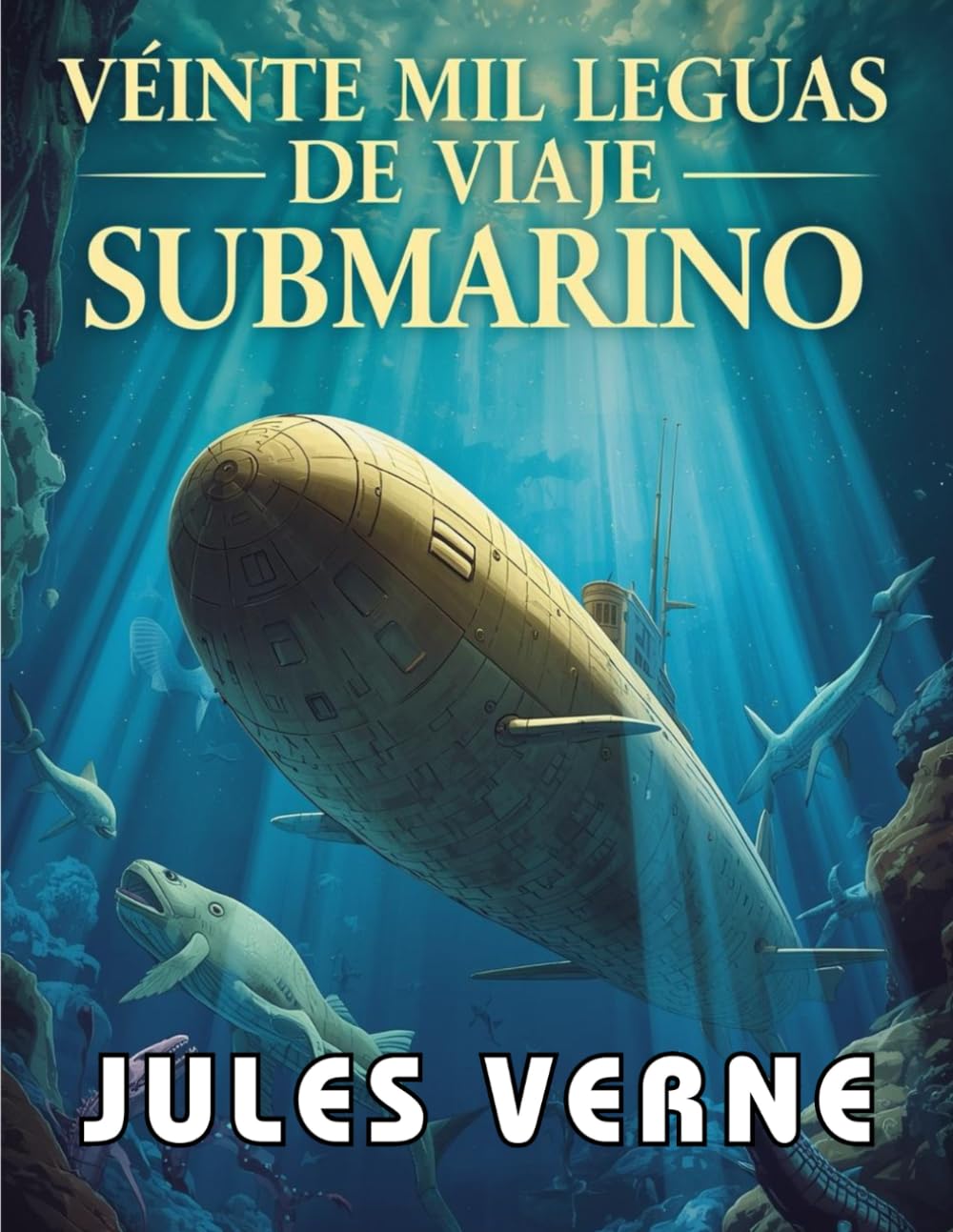 Libro: Veinte mil leguas de viaje submarino (Edición española): Una Aventura Clásica de Misterio y Exploración en las Profundidades del Mar