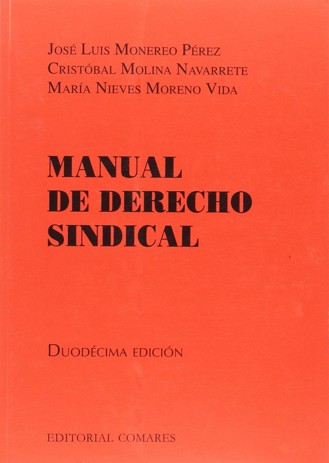 Libro: Manual de Derecho Sindical