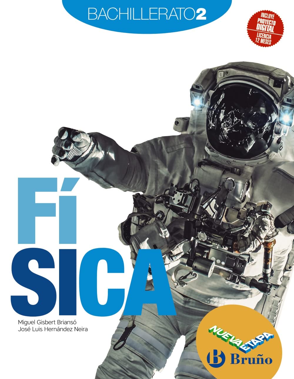 Libro: Física 2 Bachillerato Nueva etapa Bruño