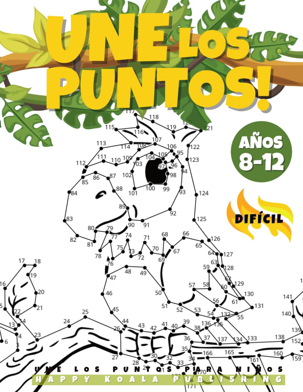 Une los Puntos para Niños de 8 a12 años Difìcil: El gran y divertido libro de actividades para niños, niñas de entre 8 y 12 años. Conecta más de 300 ... dinosaurios... ¡perfecto para colorear!