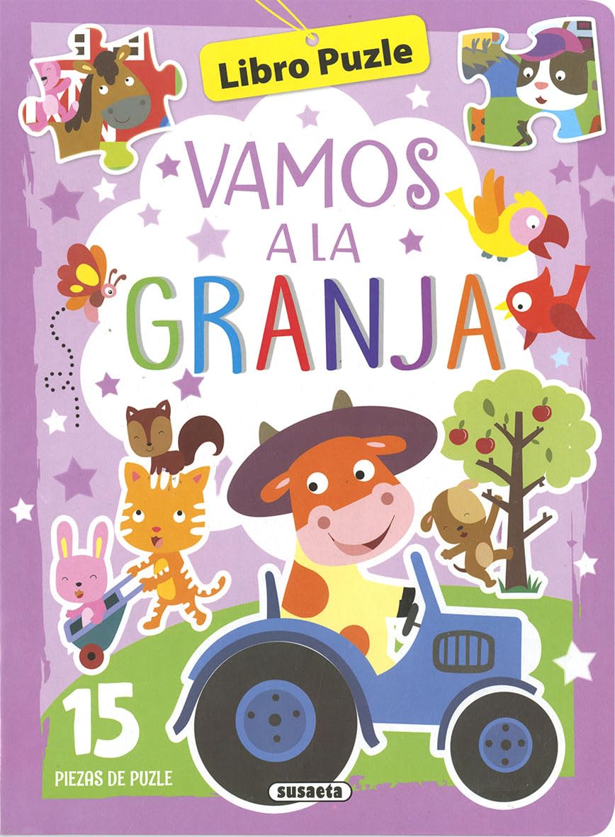 Libro: Vamos a la granja (Libro puzle de 15 piezas)