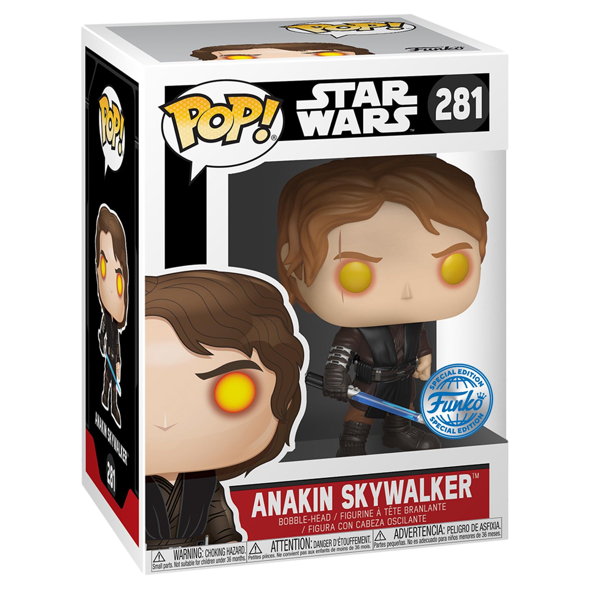 Funko Pop! Star Wars - Anakin Skywalker Dark Side Special Edition Multicolo Exclusivo #281