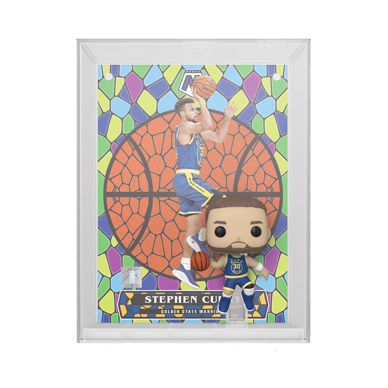 Funko Pop! Cartas Coleccionables: NBA - Stephen Curry, Golden State Warriors (Mosaic)