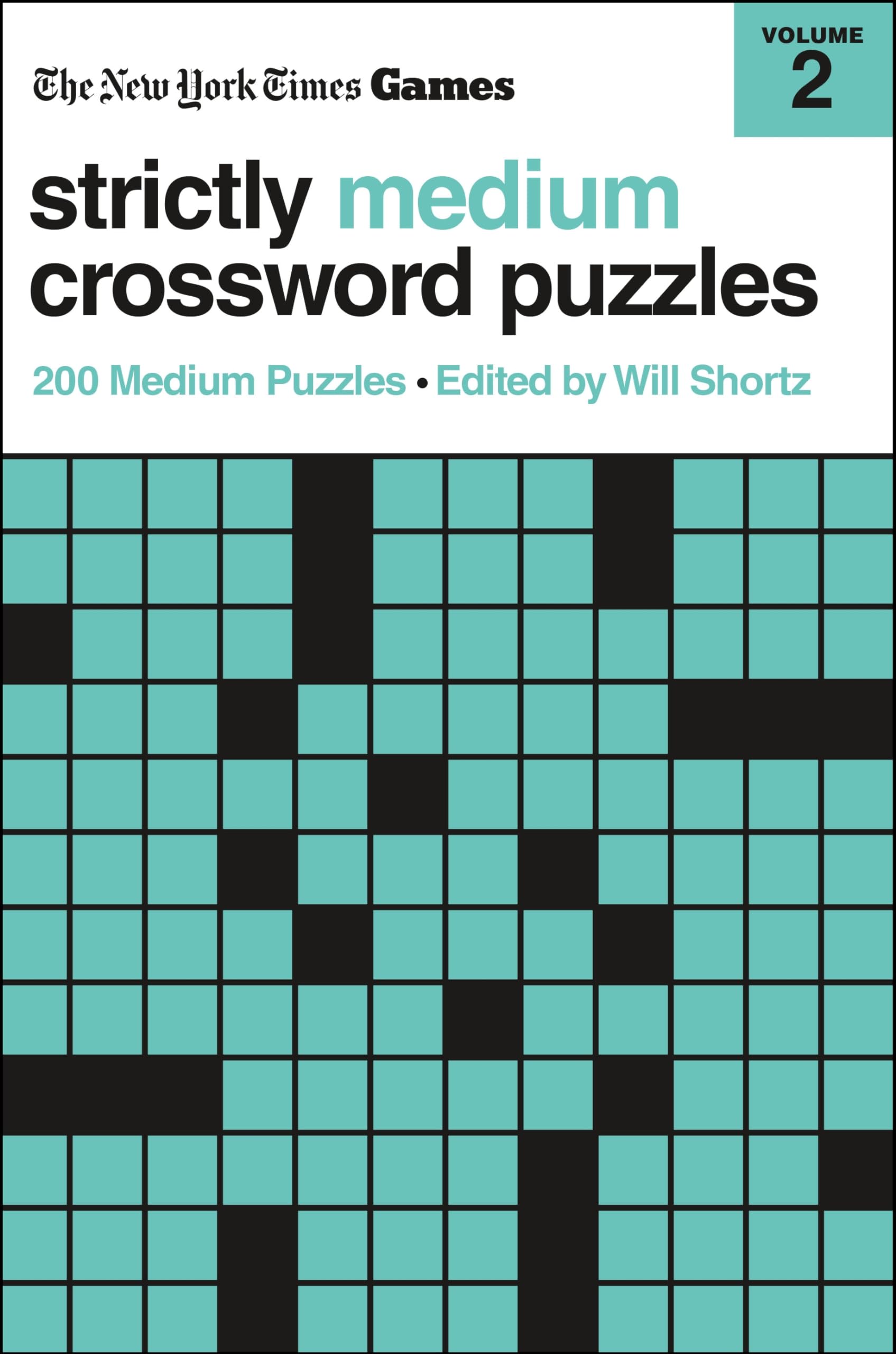 Libro: New York Times Games Strictly Medium Crossword Puzzles Volume 2: 200 Medium Puzzles