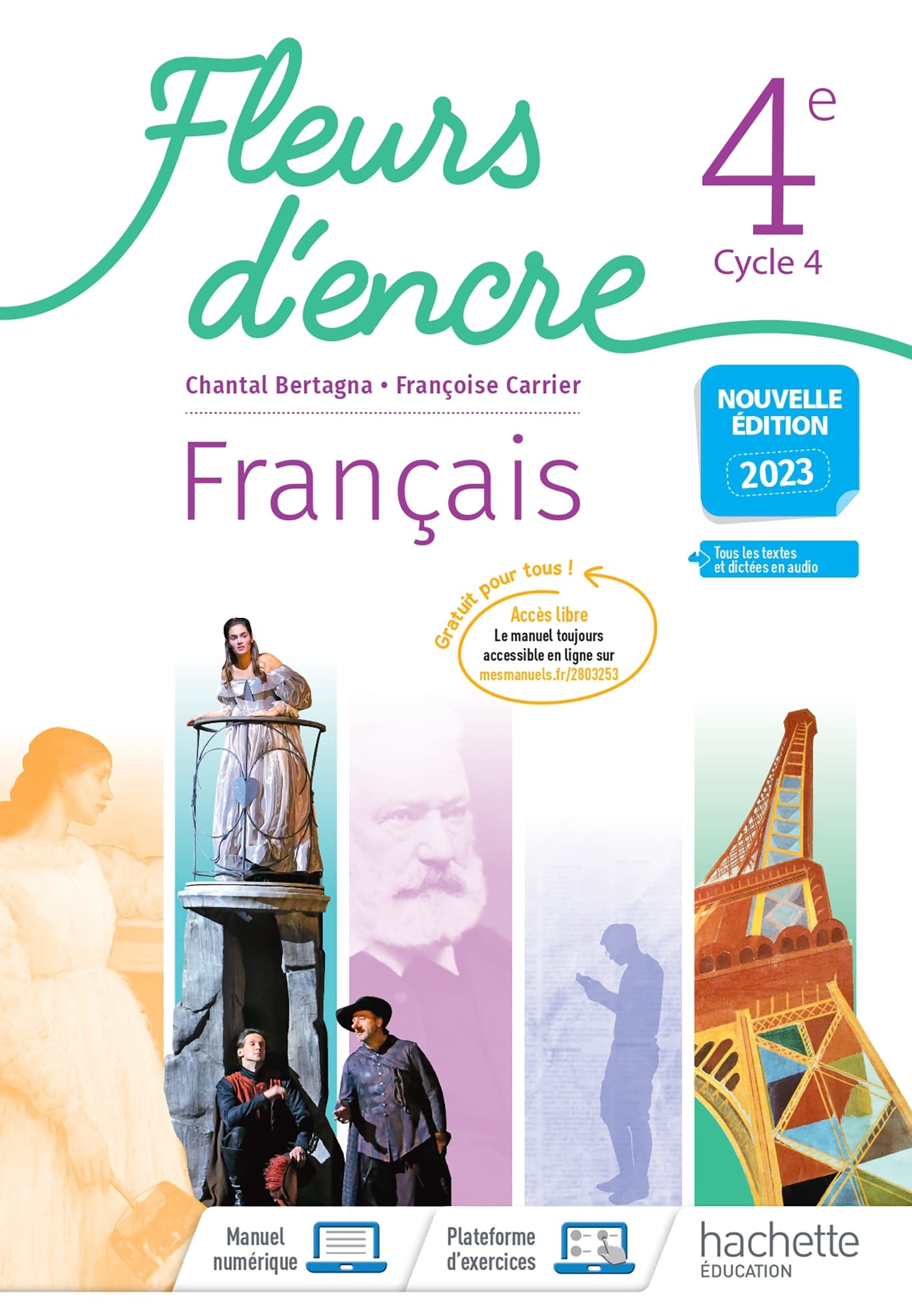 Libro: Fleurs d'encre Français 4e - Livre élève - Ed. 2023