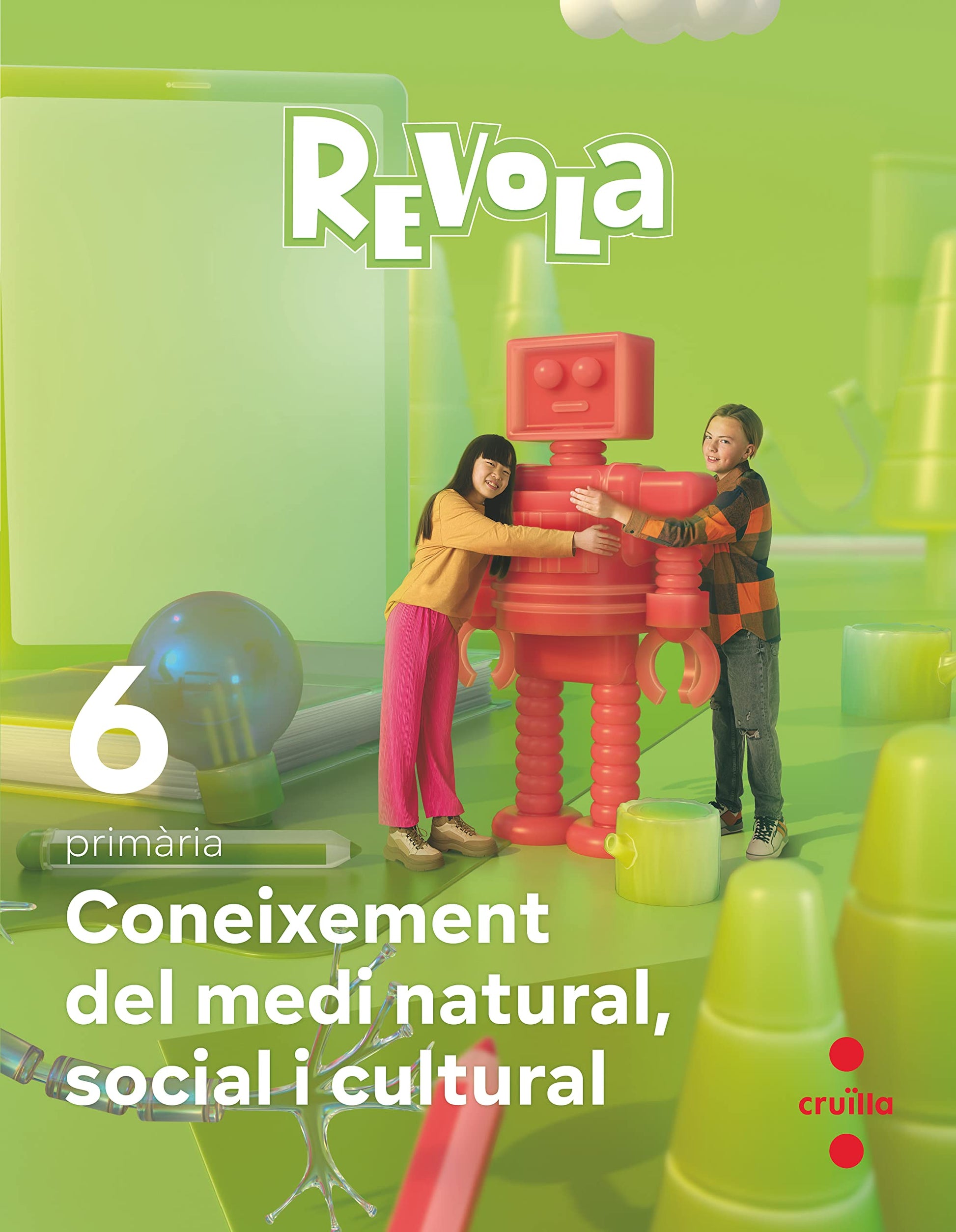 Libro: Coneixement del Medi Natural, Social i Cultural. 6 Primària. Revola. Cruilla
