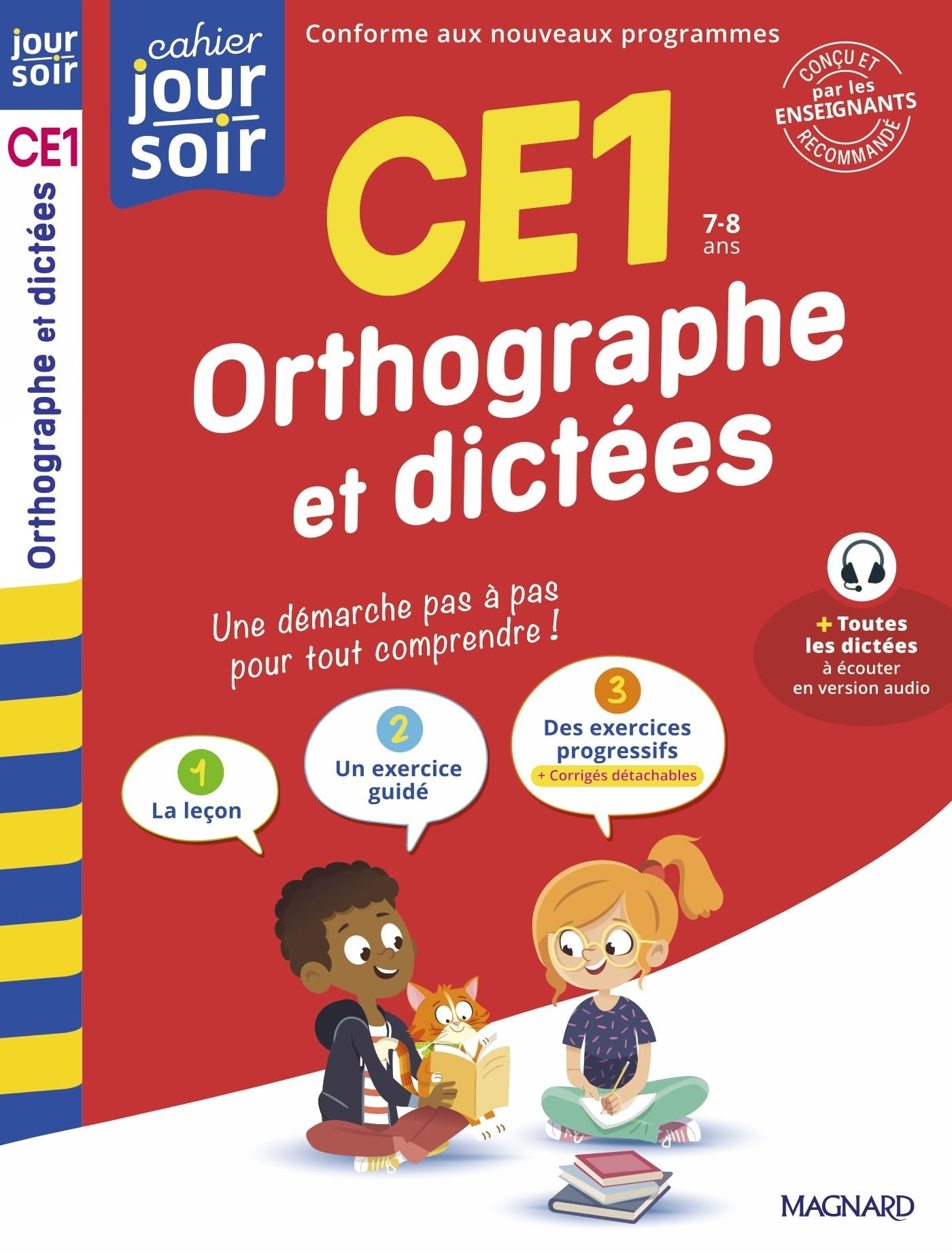 Libro: Orthographe et dictées CE1 - Cahier Jour Soir: Conçu et recommandé par les enseignants