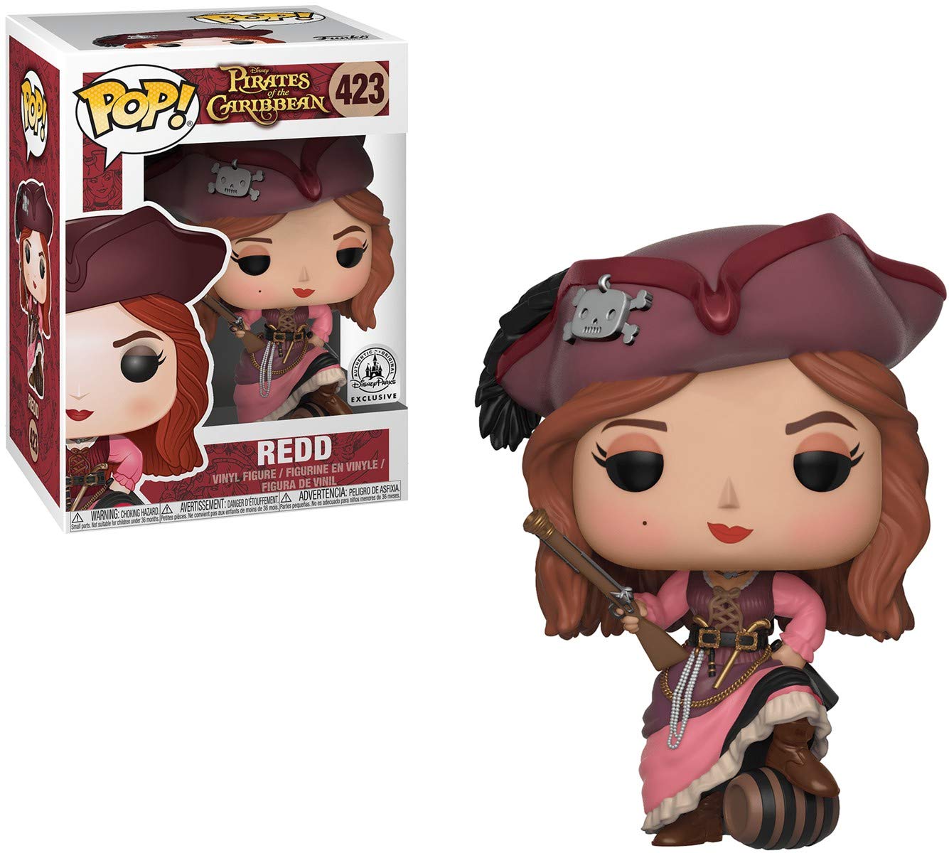 Funko Pop! Disney Pirates of The Caribbean Redd Disney Parks Exclusivo