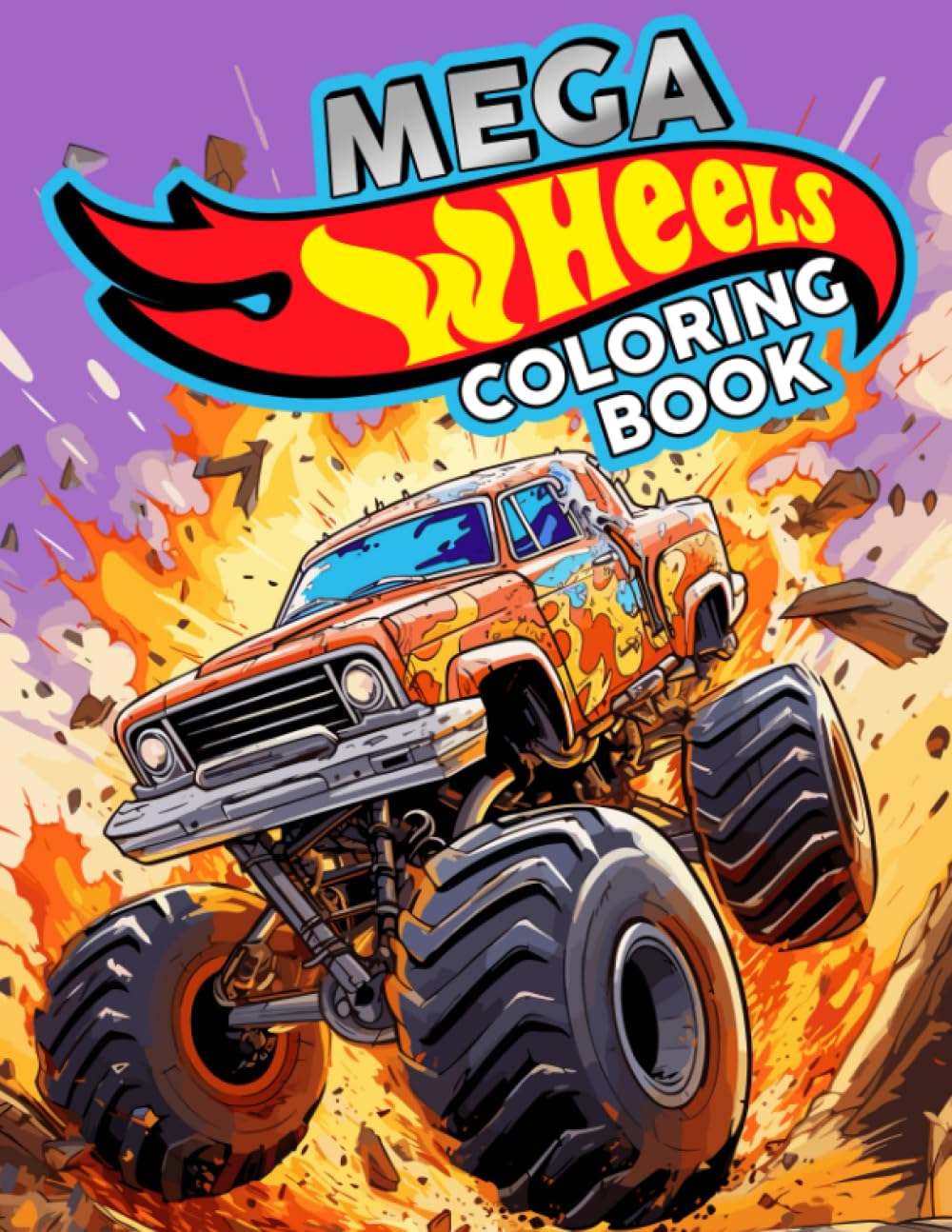 Libro: Mega Wheels Coloring Book: Ultimate Monster Truck Coloring Pages | Unleashing Creativity, Enhancing Motor Skills, and Discovering Mega Trucks through Coloring Fun