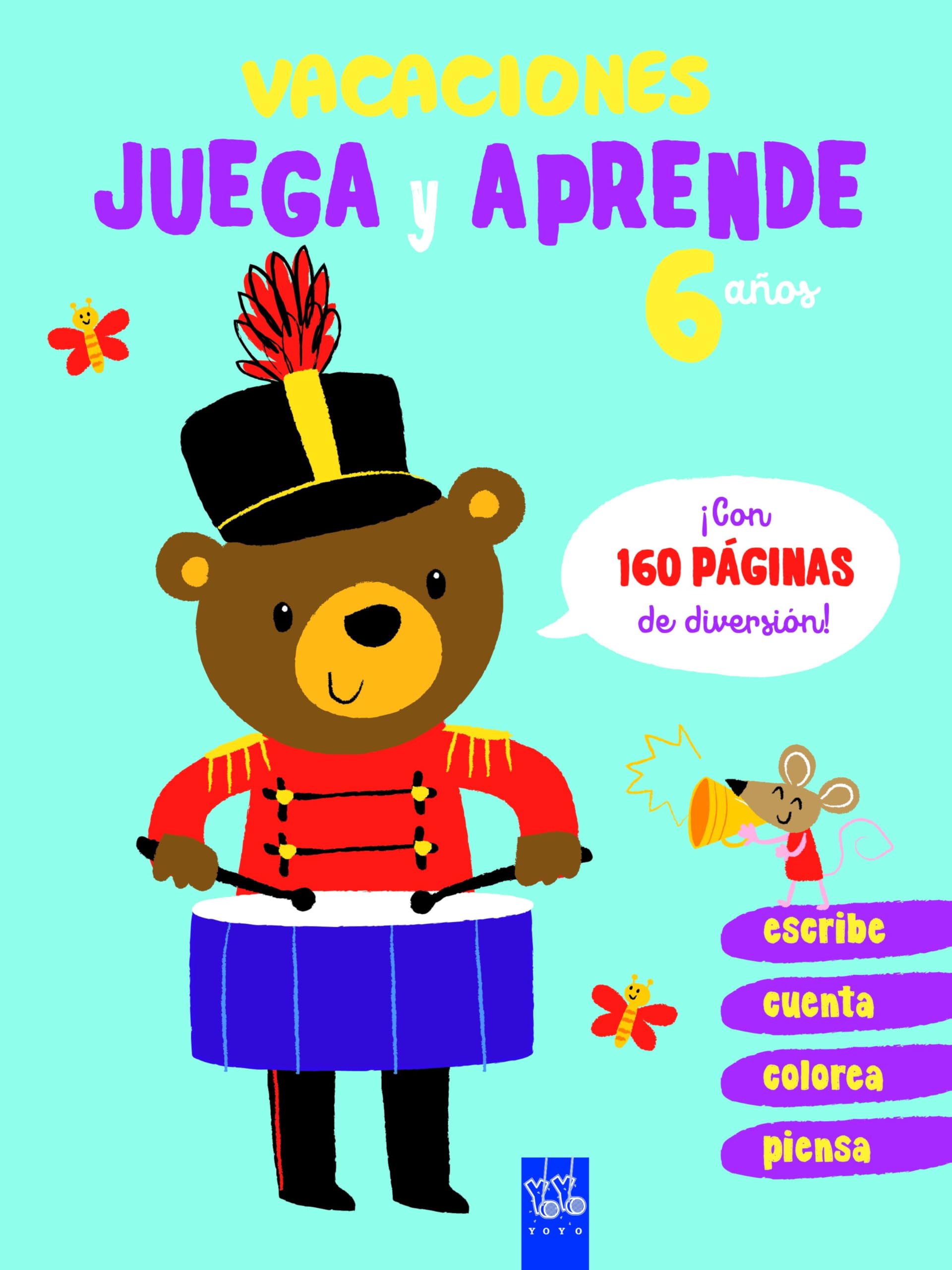 Libro: Vacaciones. Juega y aprende. 6 años