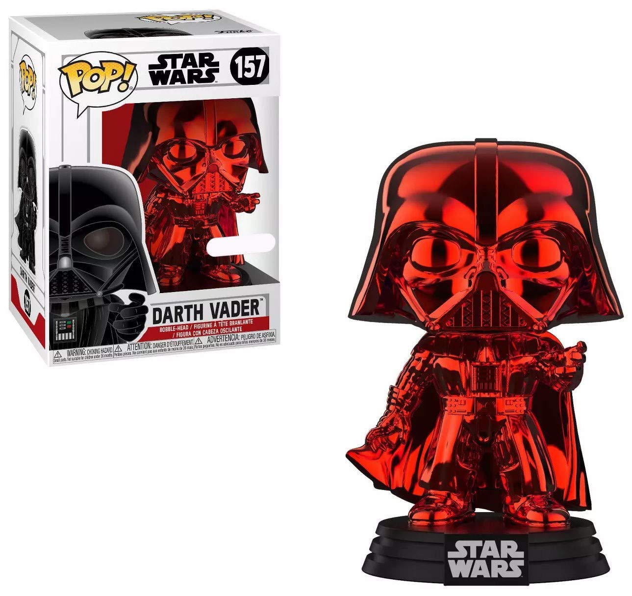 Funko Pop! Star Wars - Darth Vader (Red Chrome) Exclusivo