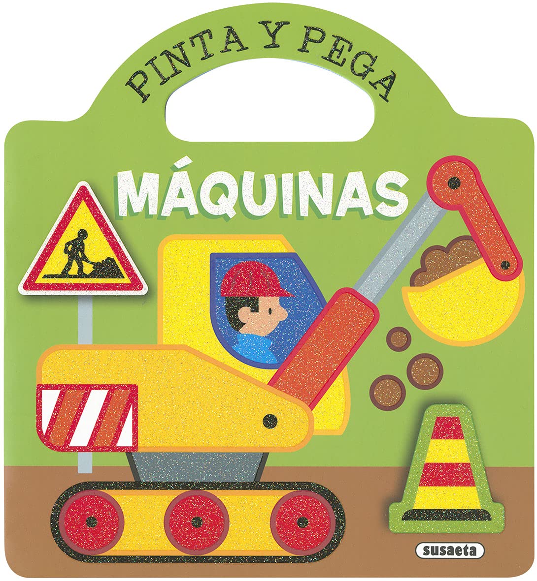 Libro: Máquinas (pinta y pega)