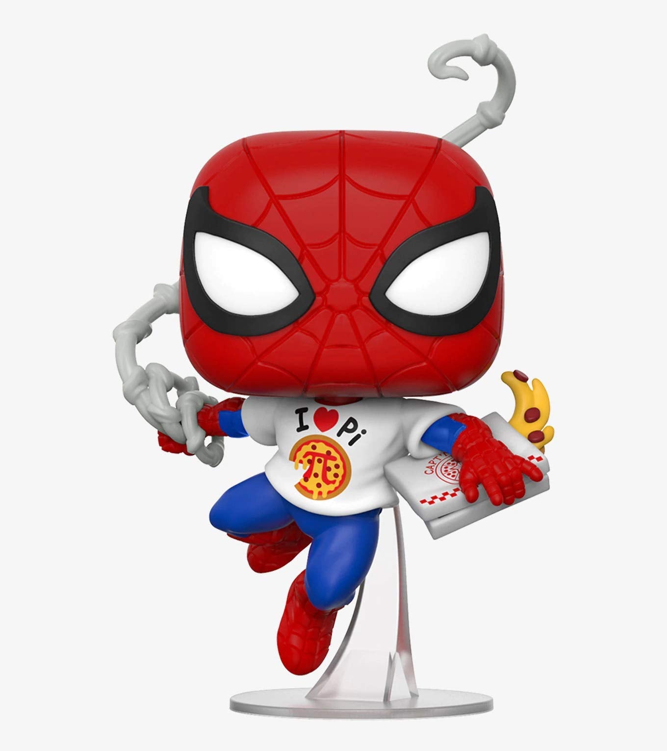 Funko Pop! Marvel #672 - Spider-Man [with Pizza] Exclusivo