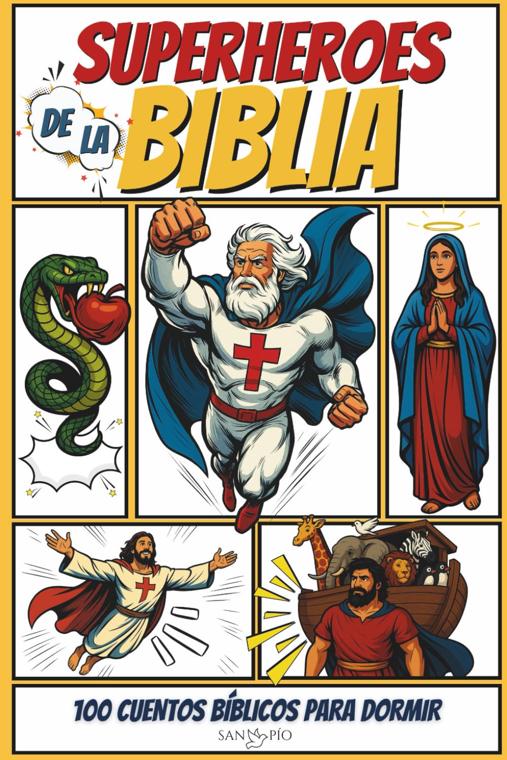 Libro: Superhéroes de la Biblia: 100 cuentos bíblicos para dormir