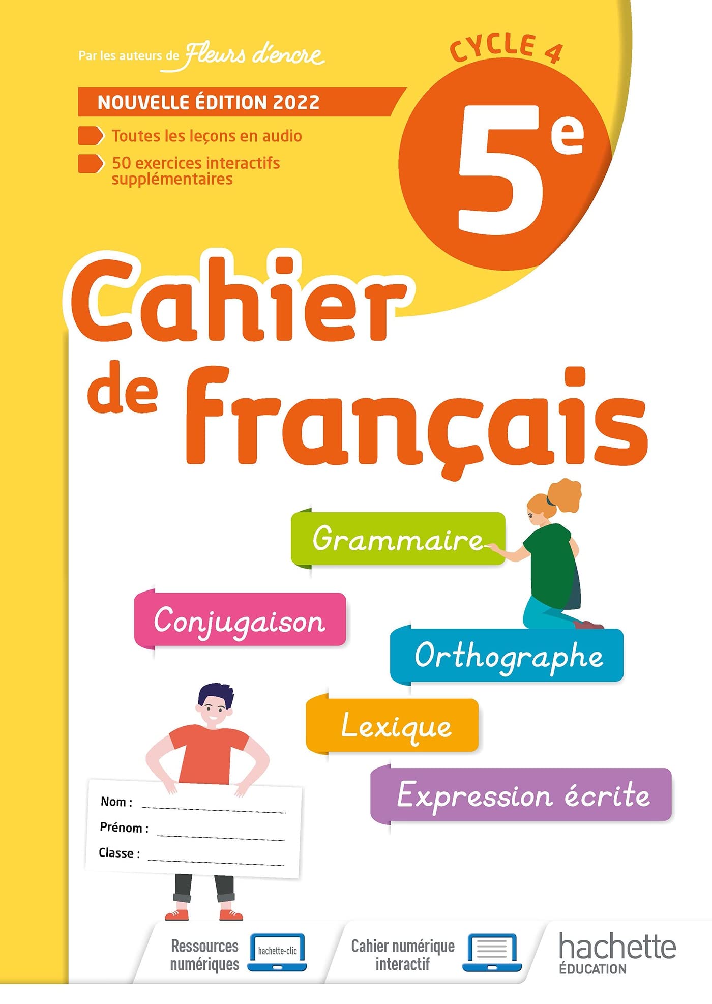 Libro: Cahier de français 5e