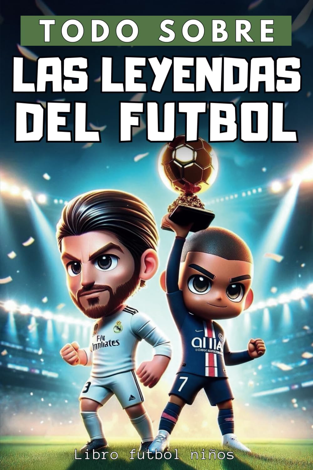 Libro: Todo Sobre : Las Leyendas del Futboll - libro futbol niños: Descubre las historias de las leyendas del fútbol mundial - Ilustradas a todo color - ... y niñas de 6 a 14 años. (Spanish Edition)