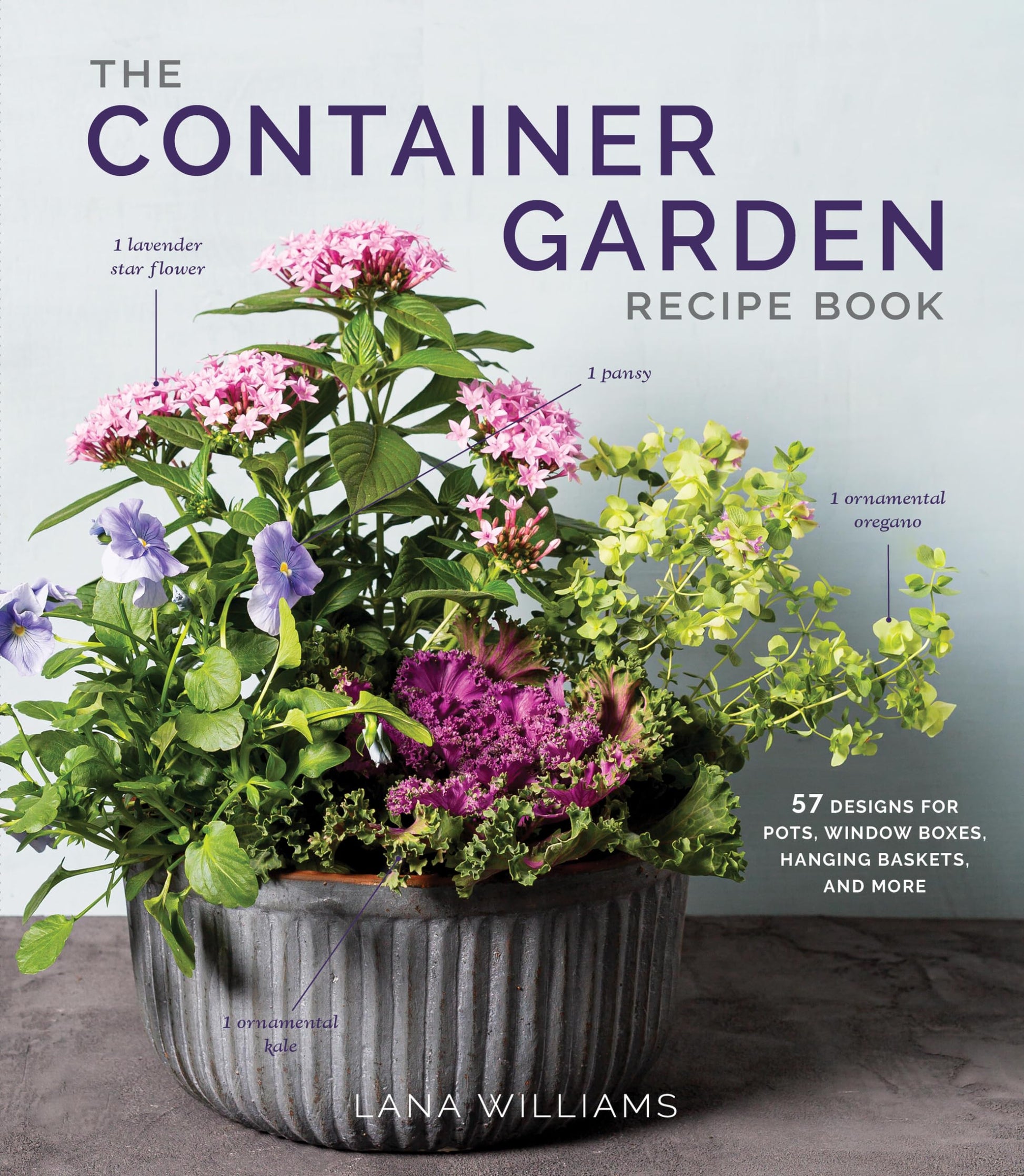 Libro: The Container Garden Recipe Book: 57 Designs for Pots, Window Boxes, Hanging Baskets, and More (The Flower Recipe)