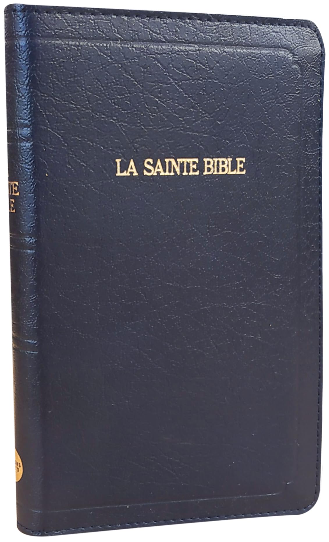Libro: La Sainte Bible Segond 1910 - Bleu marine, glissère, souple, format compact: Noire, zip