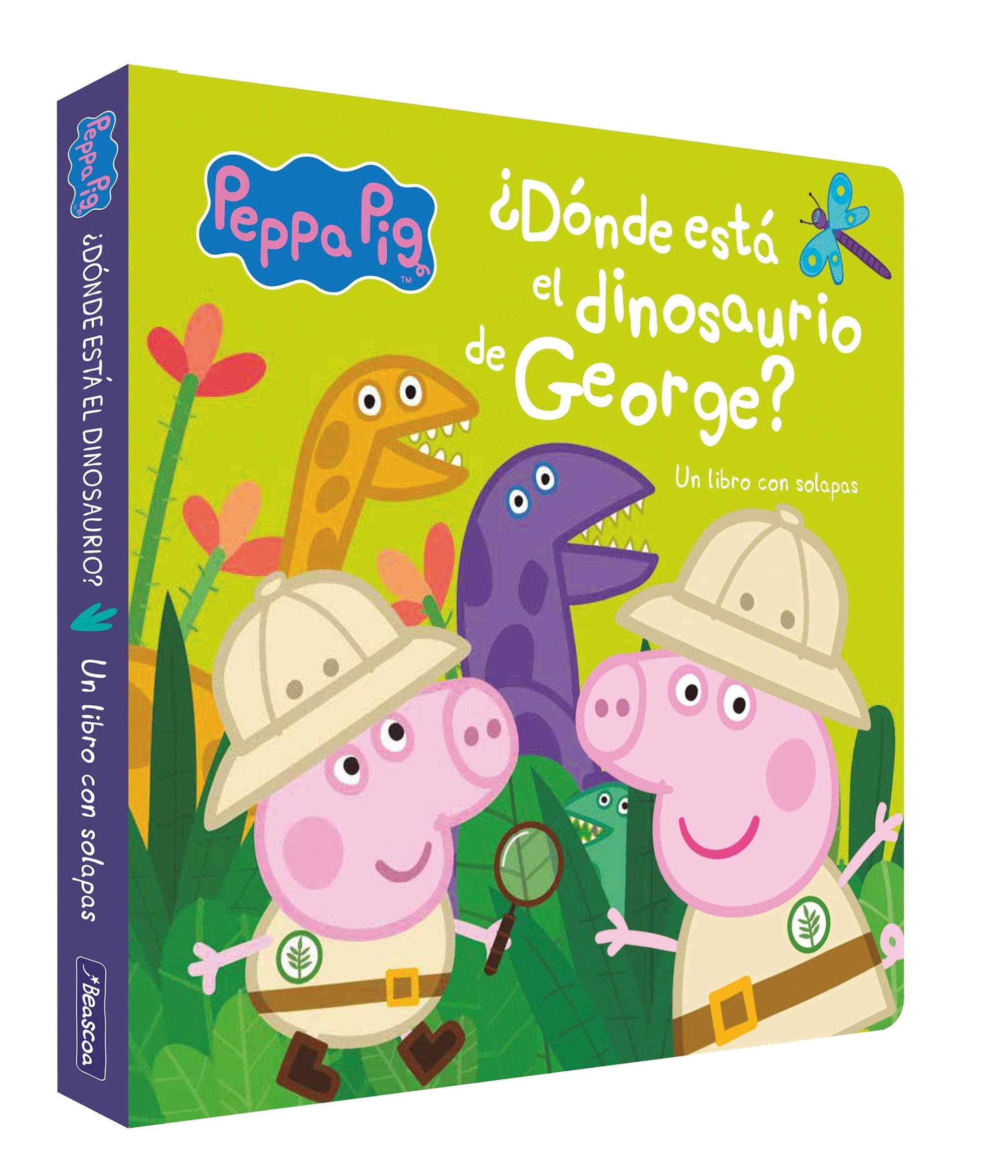 Libro: Peppa Pig. Libro de cartón con solapas - ¿Dónde está el dinosaurio de George?: Un libro de cartón con solapas