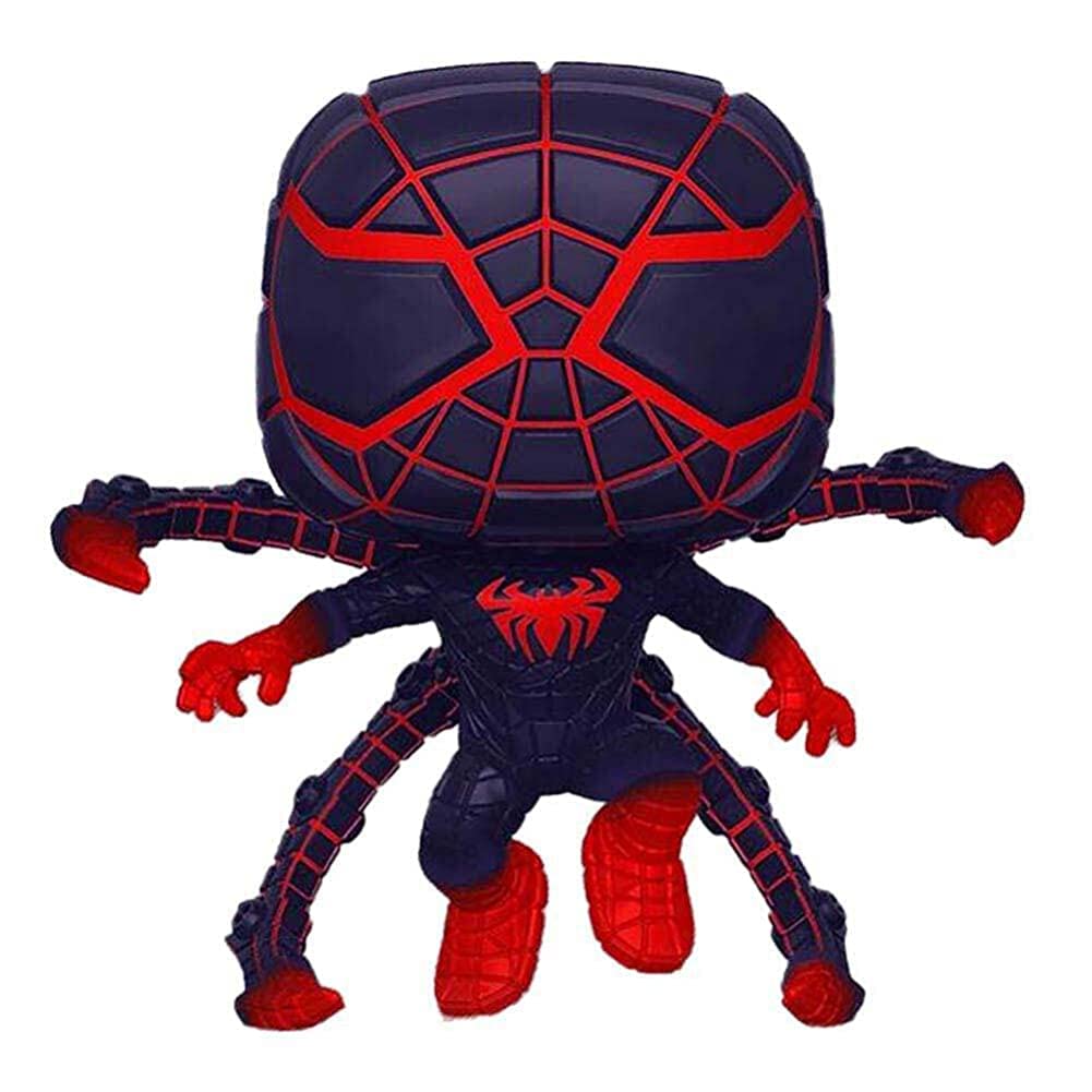 Funko Pop! Marvel's Spider-Man #840 - Miles Morales [Programmable Matter Suit Brilla en la Oscuridad Levitating Pose] Exclusivo