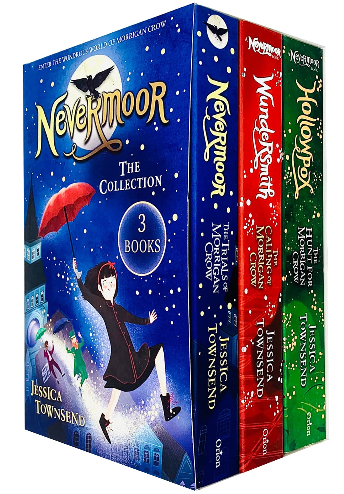 Libro: Morrigan Crow Nevermoor Series 3 Books Collection Set by Jessica Townsend (Hollowpox, Nevermoor & Wundersmith)
