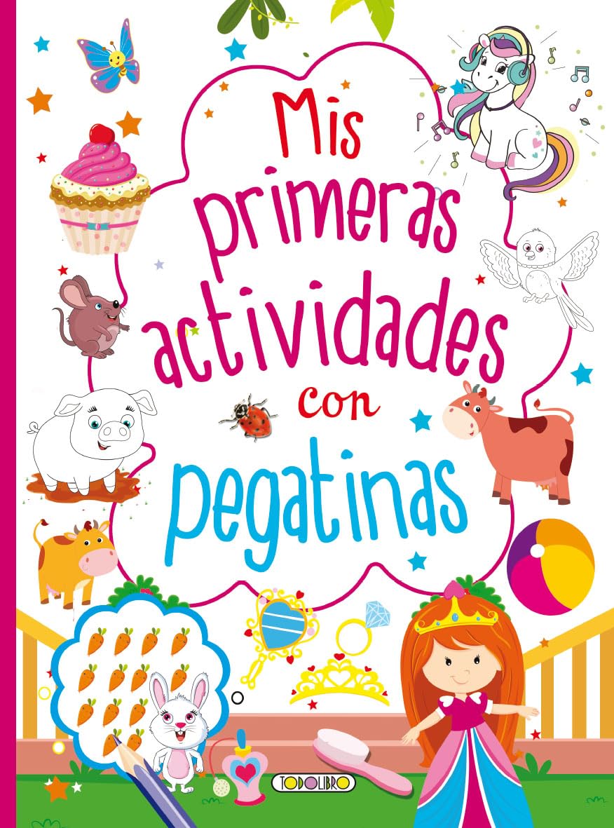 Libro: Mis primeras actividades con pegatinas 1
