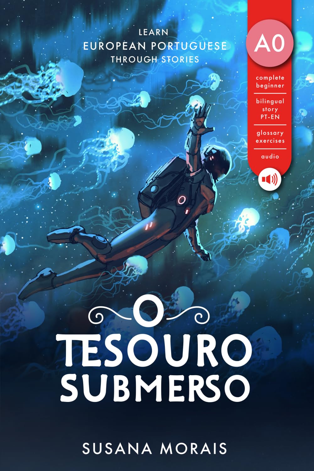 Libro: O tesouro submerso: Learn European Portuguese through stories