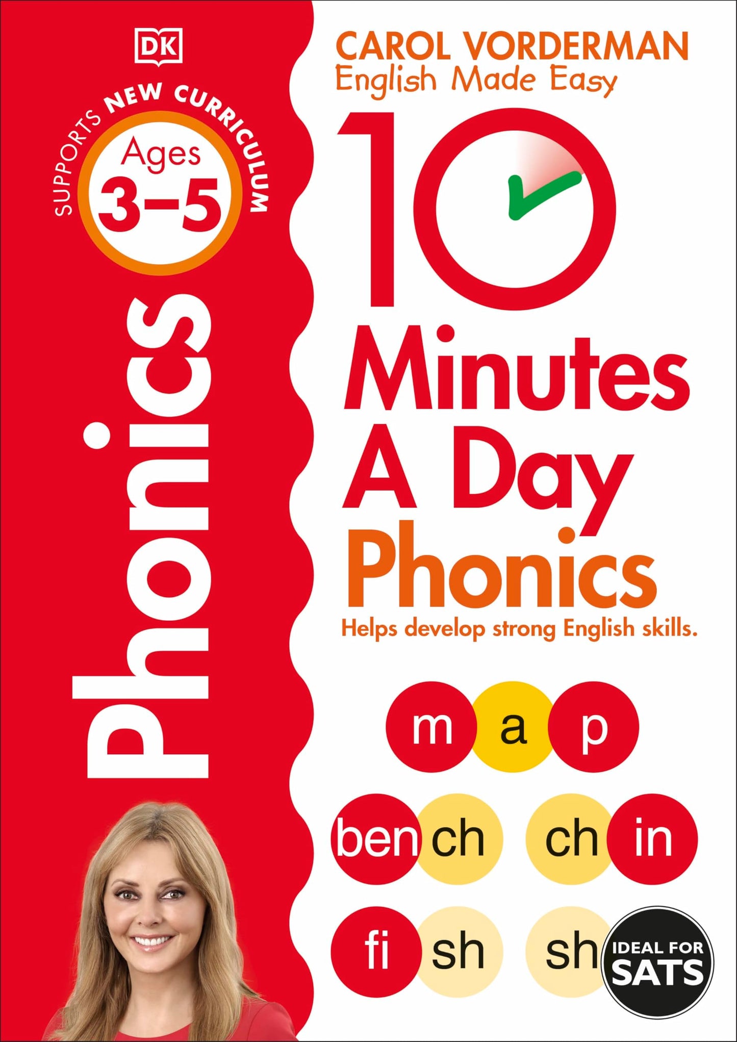 Libro: 10 Minutes A Day Phonics, Ages 3-5 (Preschool): Supports the National Curriculum, Helps Develop Strong English Skills