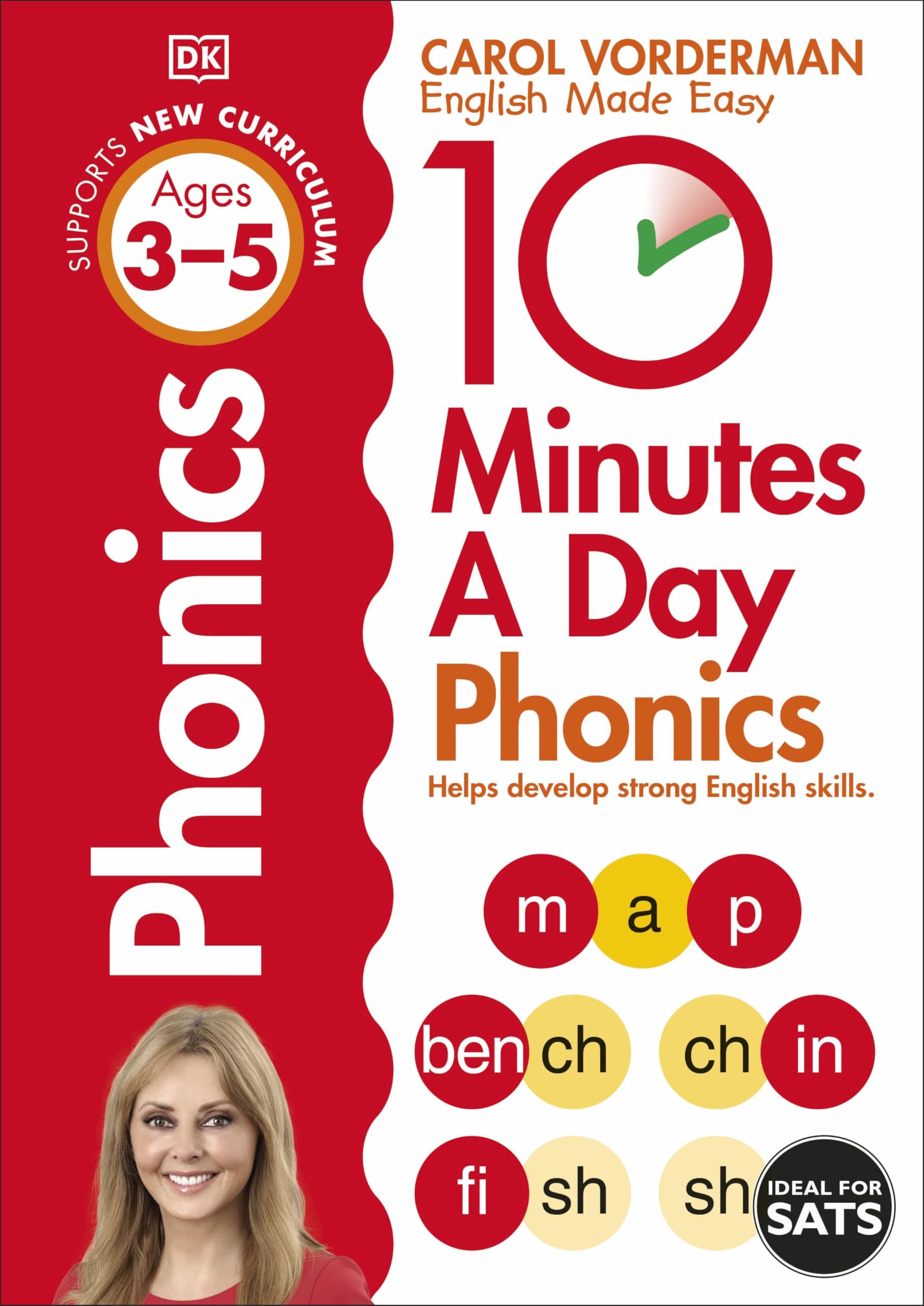 Libro: 10 Minutes A Day Phonics, Ages 3-5 (Preschool): Supports the National Curriculum, Helps Develop Strong English Skills