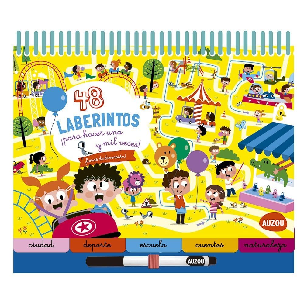 Libro: Busca y encuentra 48 laberintos para hacer una y mil veces (ESPIRAL)